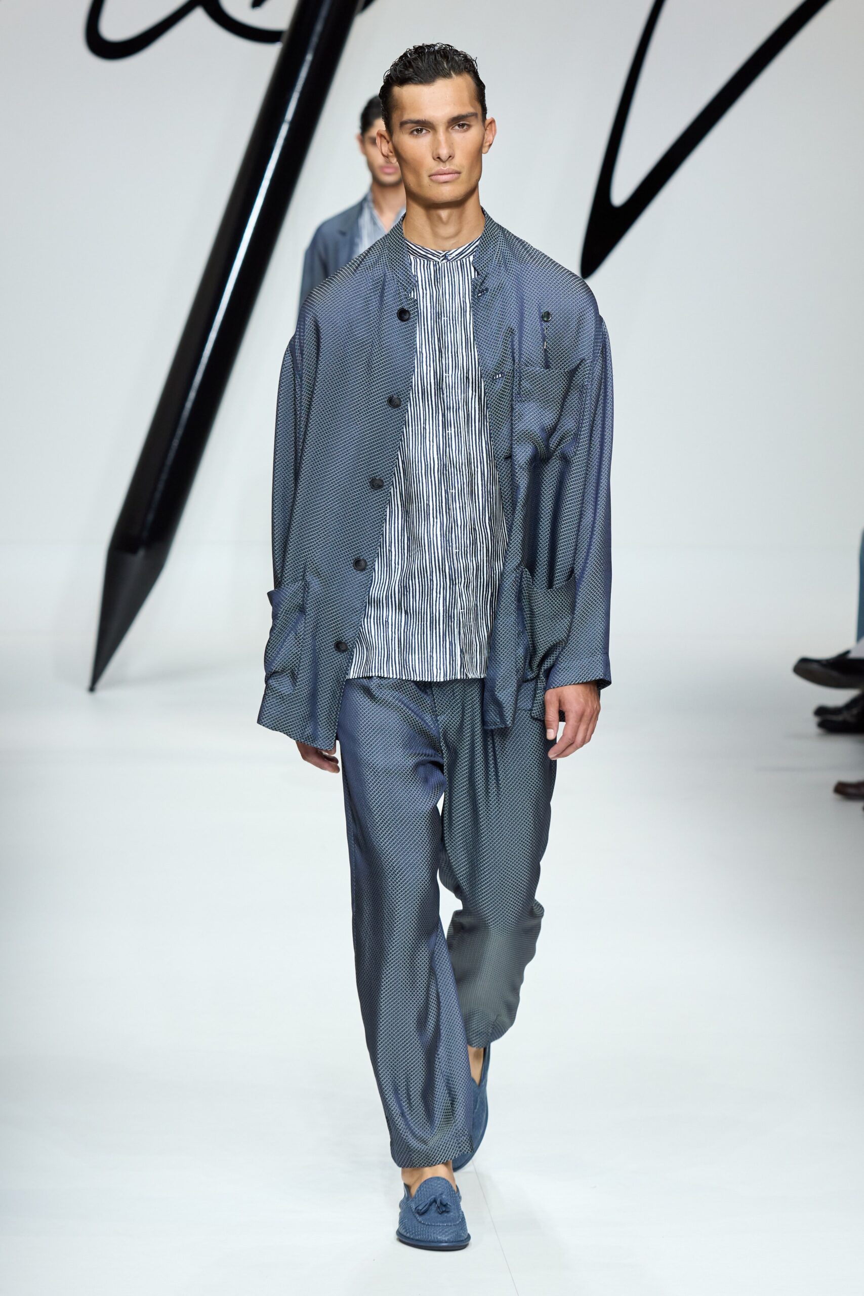 Giorgio Armani S/S 24 Menswear Look 45