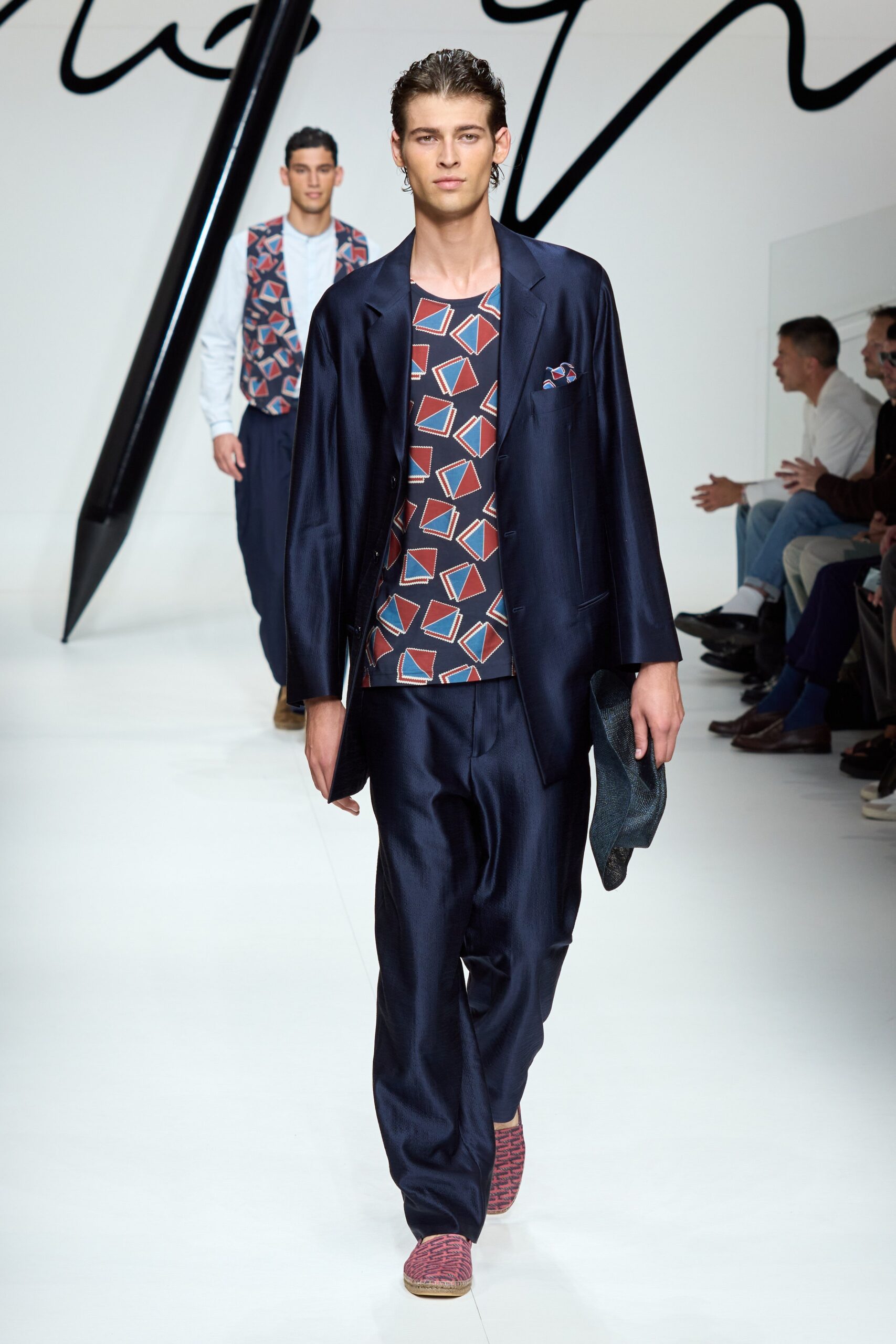 Giorgio Armani S/S 24 Menswear Look 56