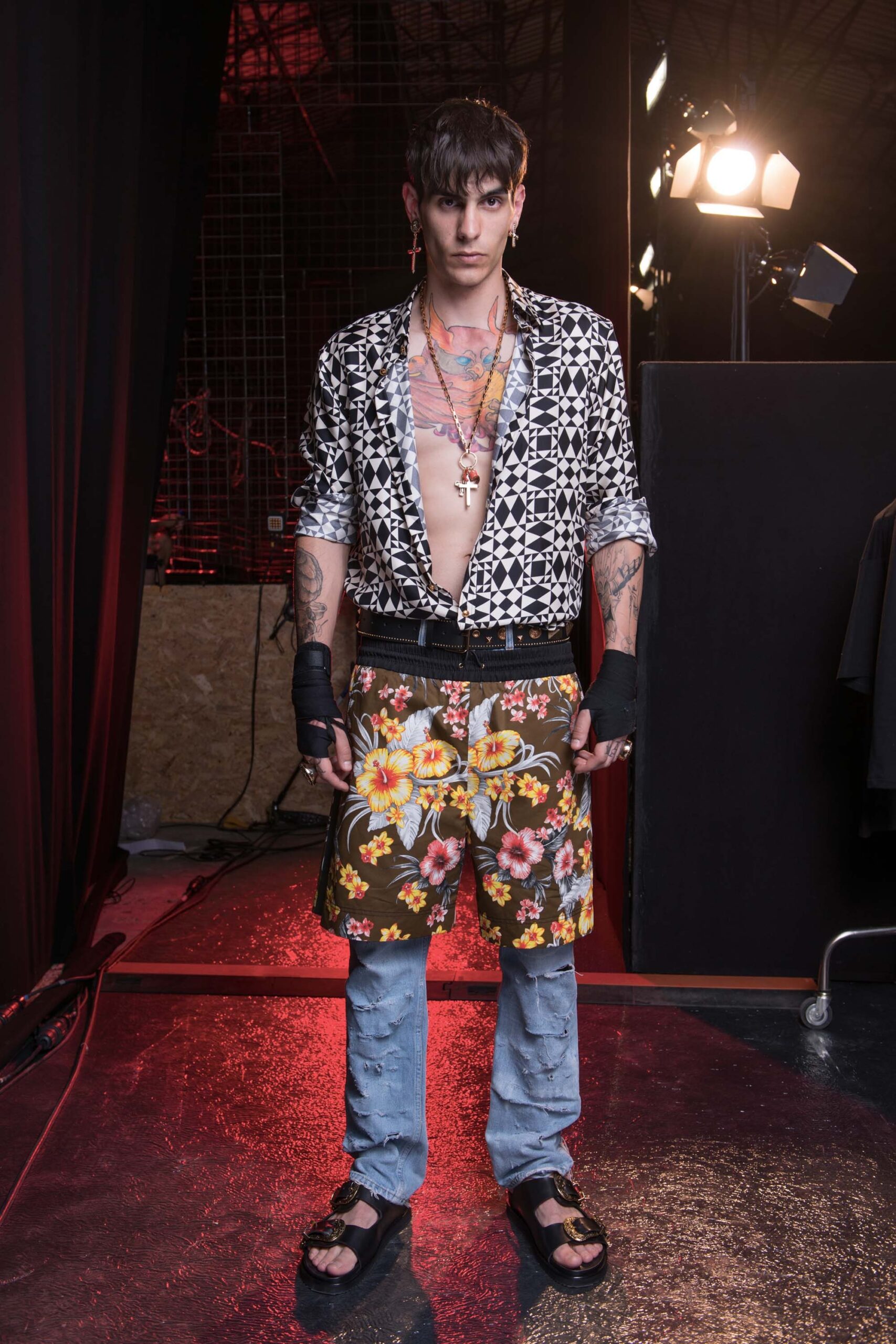 Fausto Puglisi S/S 17 Menswear Look 3