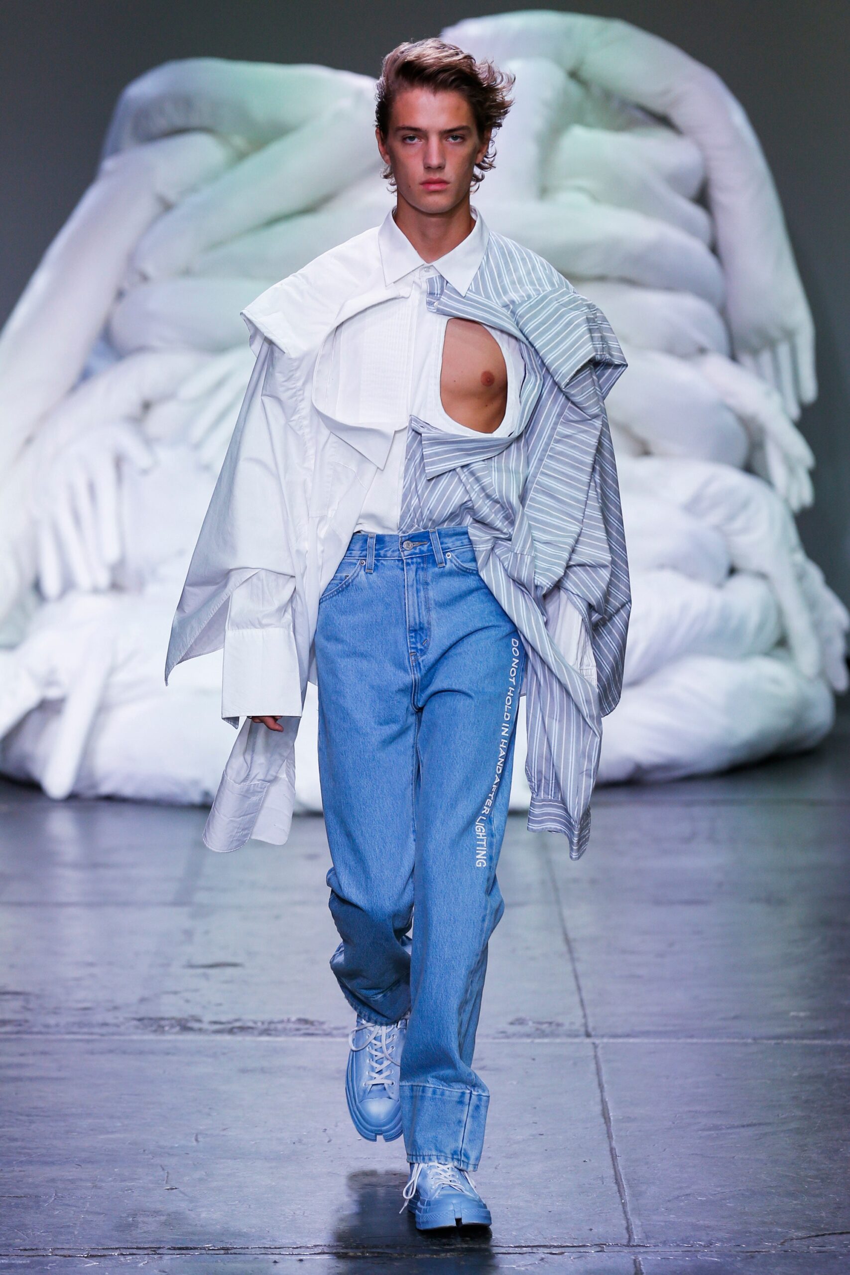 Feng Chen Wang S/S 19 Menswear Look 15