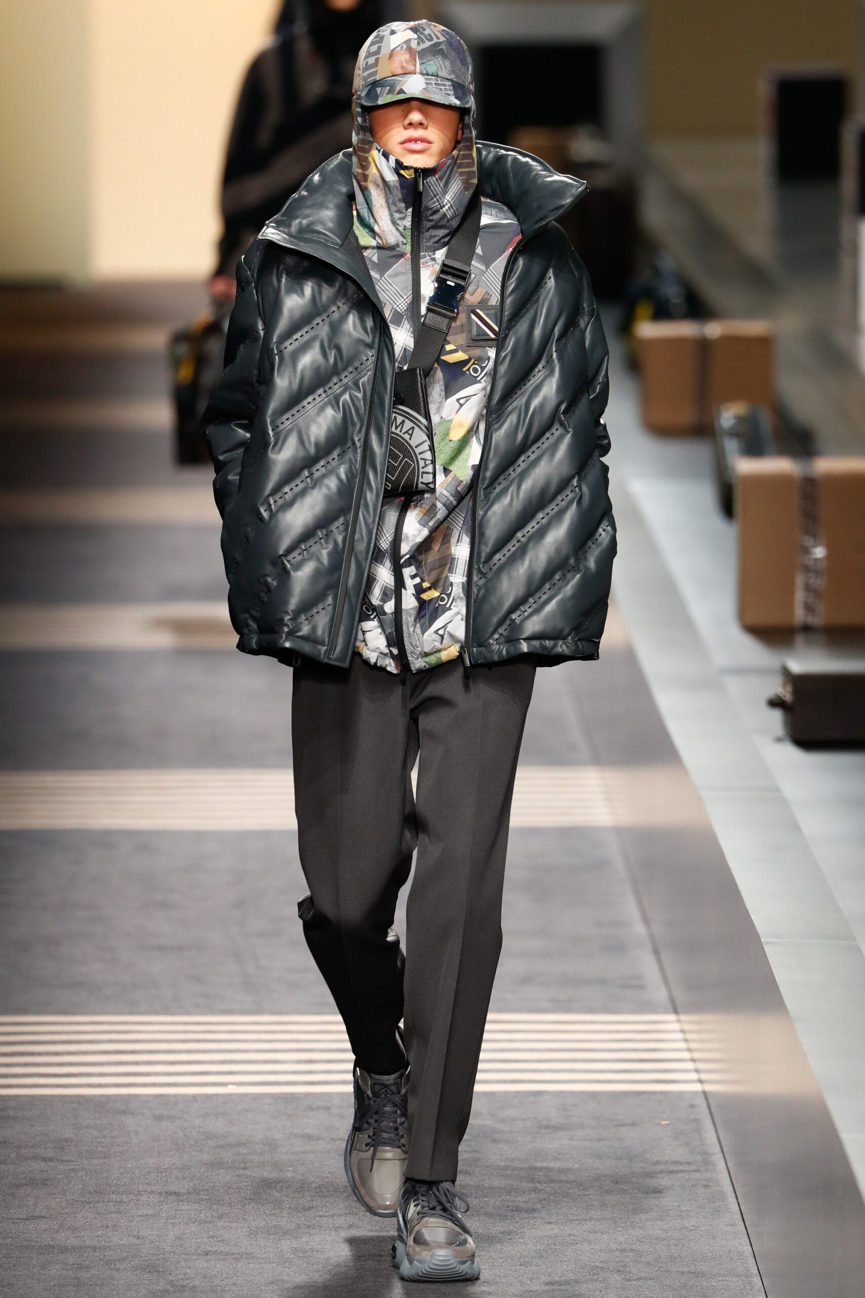 Fendi F/W 18 Menswear Look 12