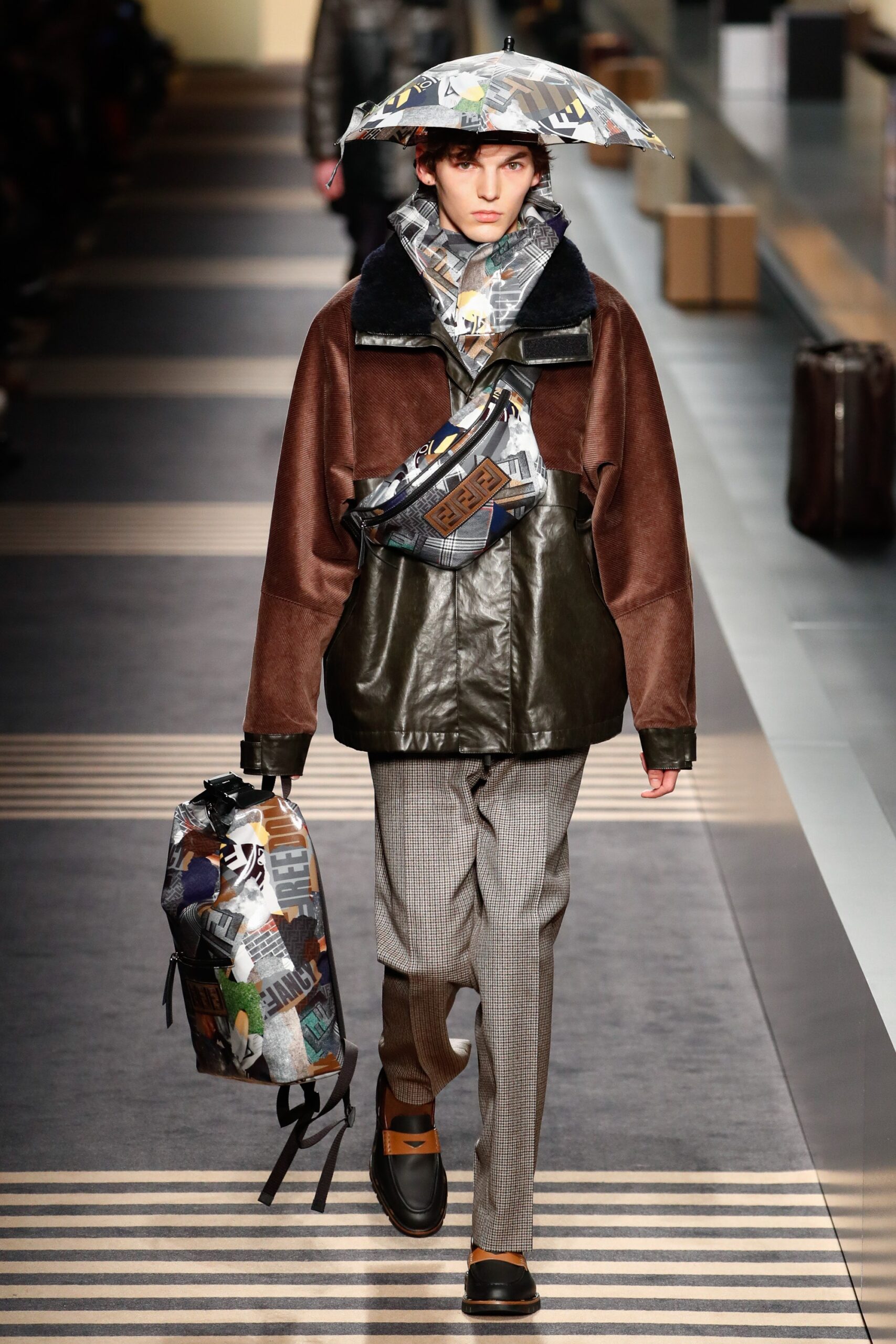 Fendi F/W 18 Menswear Look 17