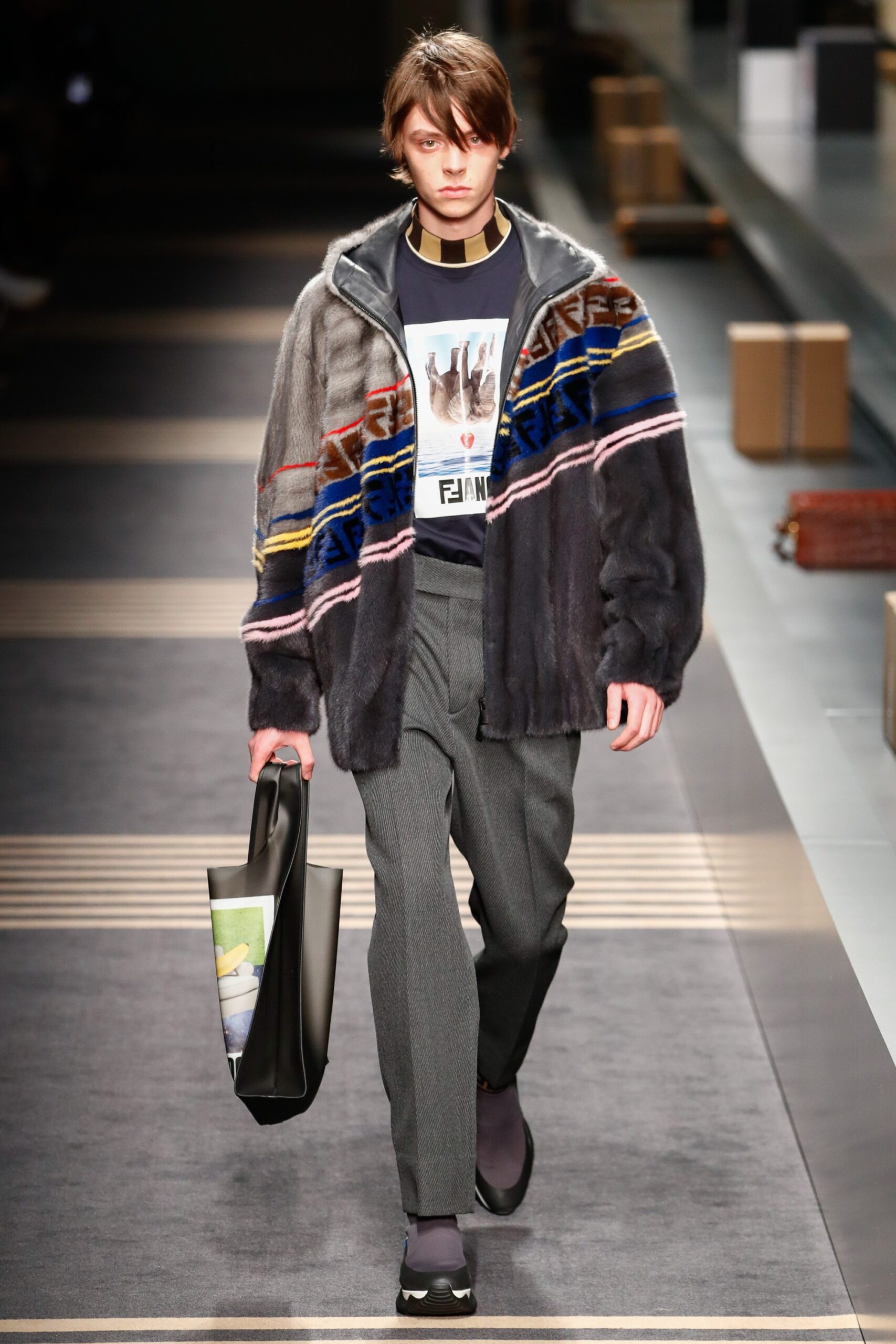 Fendi F/W 18 Menswear Look 51