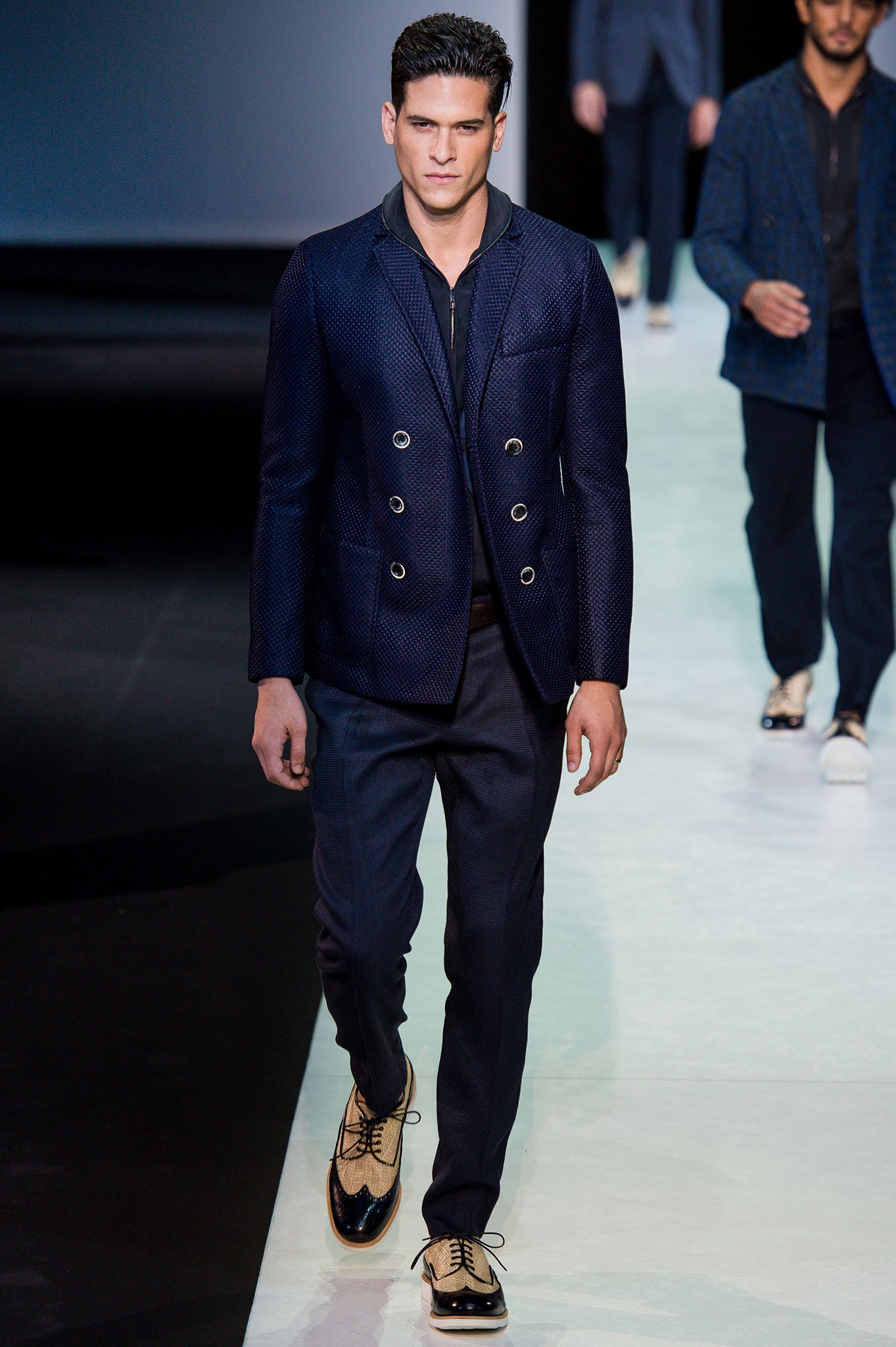 Giorgio Armani S/S 14 Menswear Look 1