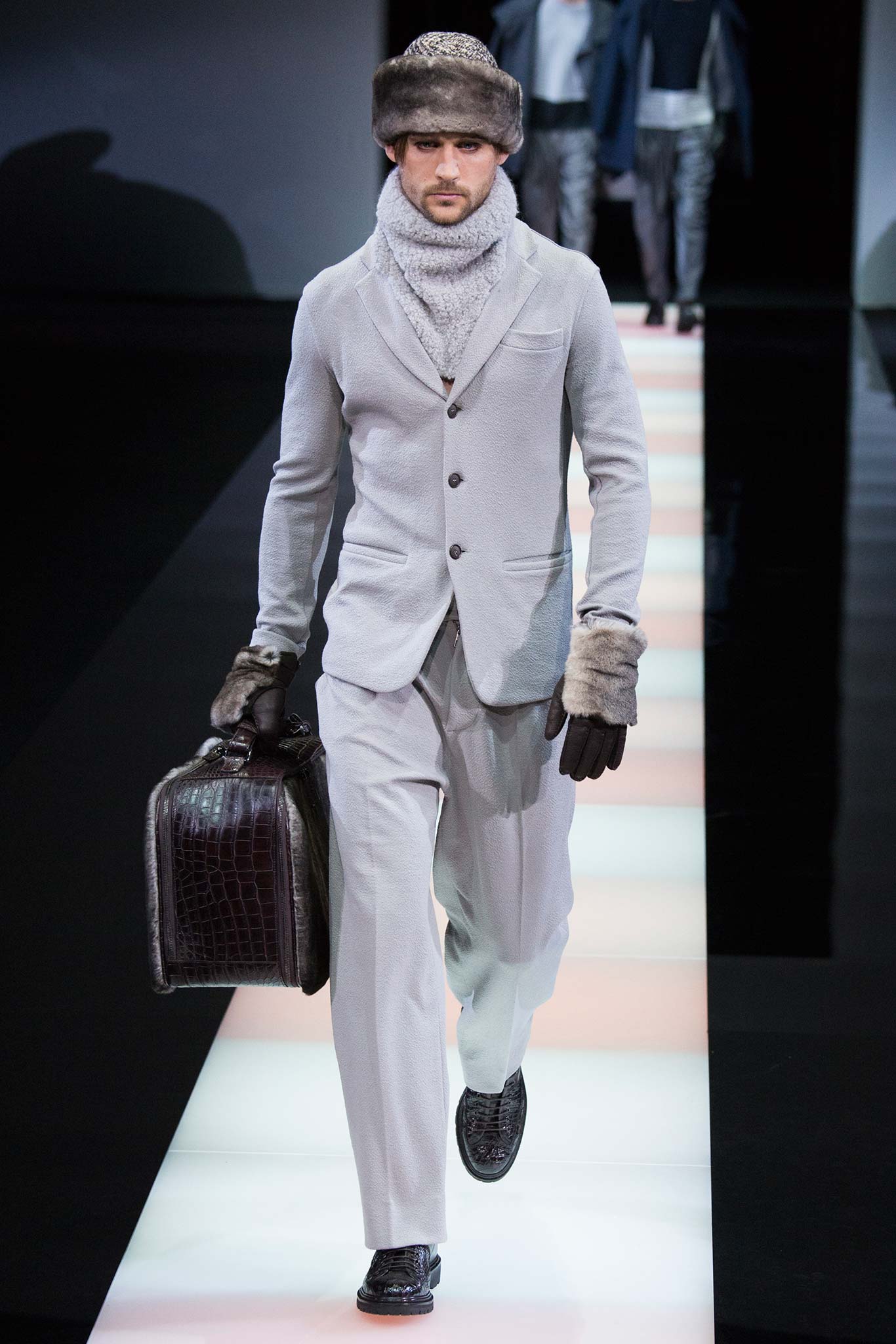 Giorgio Armani F/W 15 Menswear Look 1