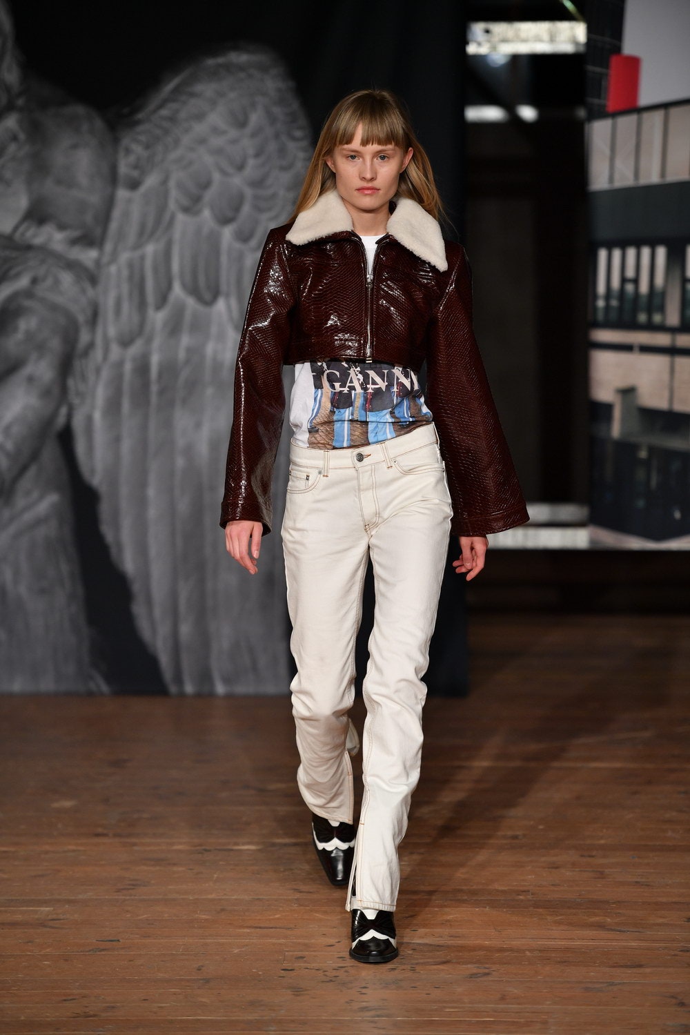 Ganni Copenhagen F/W 18 Look 1