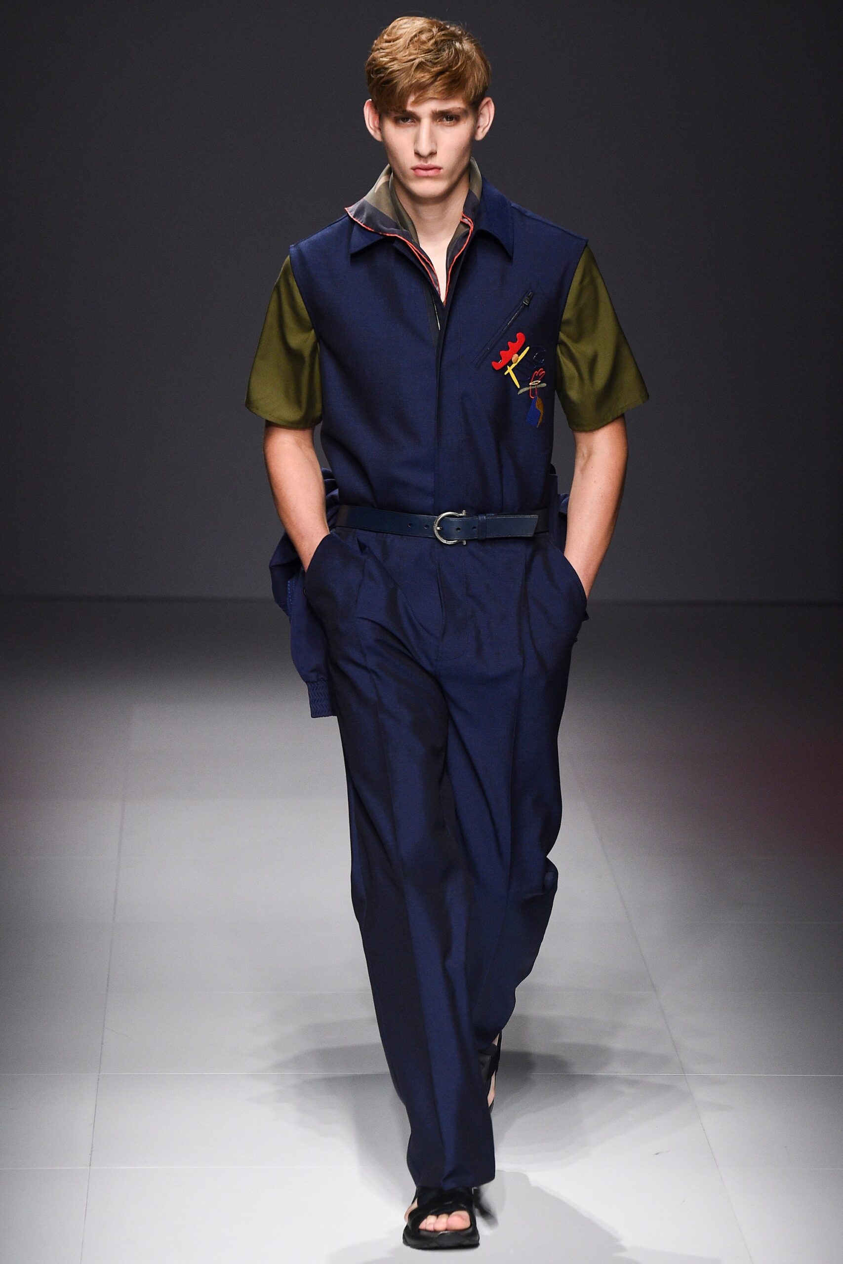Ferragamo S/S 17 Menswear Look 1