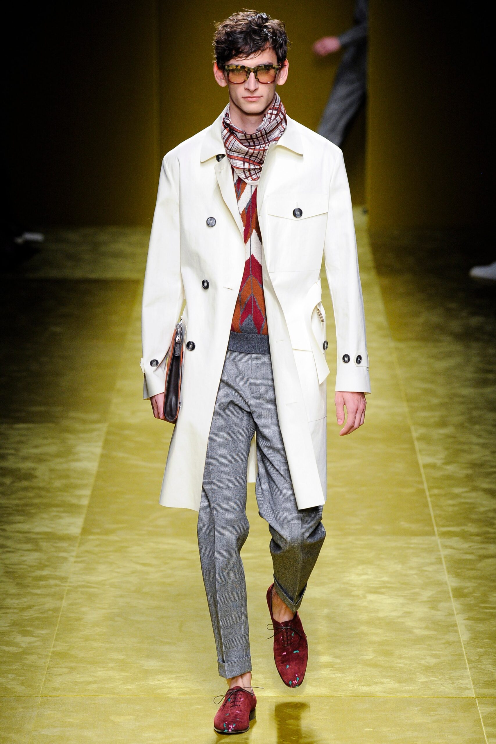 Ferragamo F/W 16 Menswear Look 1