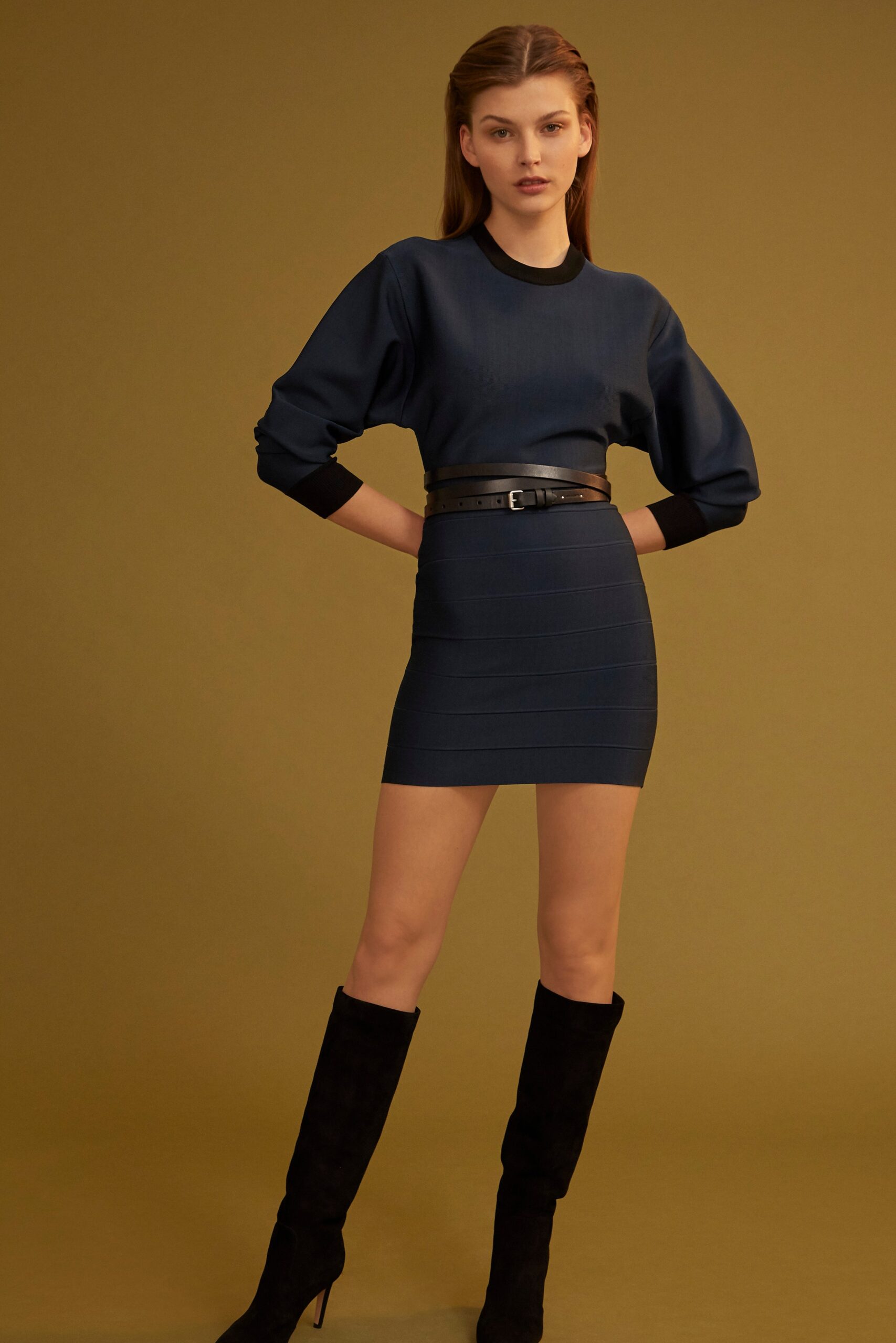 Hervé Léger F/W 19 Look 1
