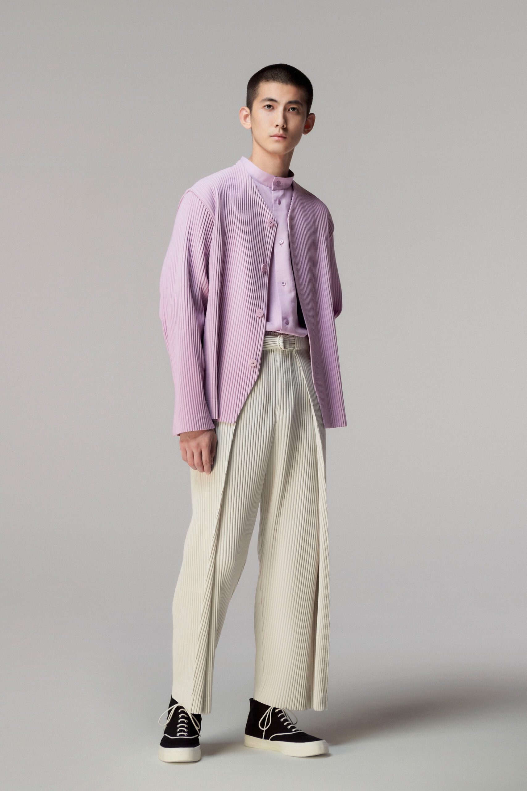 Homme Plissé Issey Miyake S/S 21 Menswear Look 1