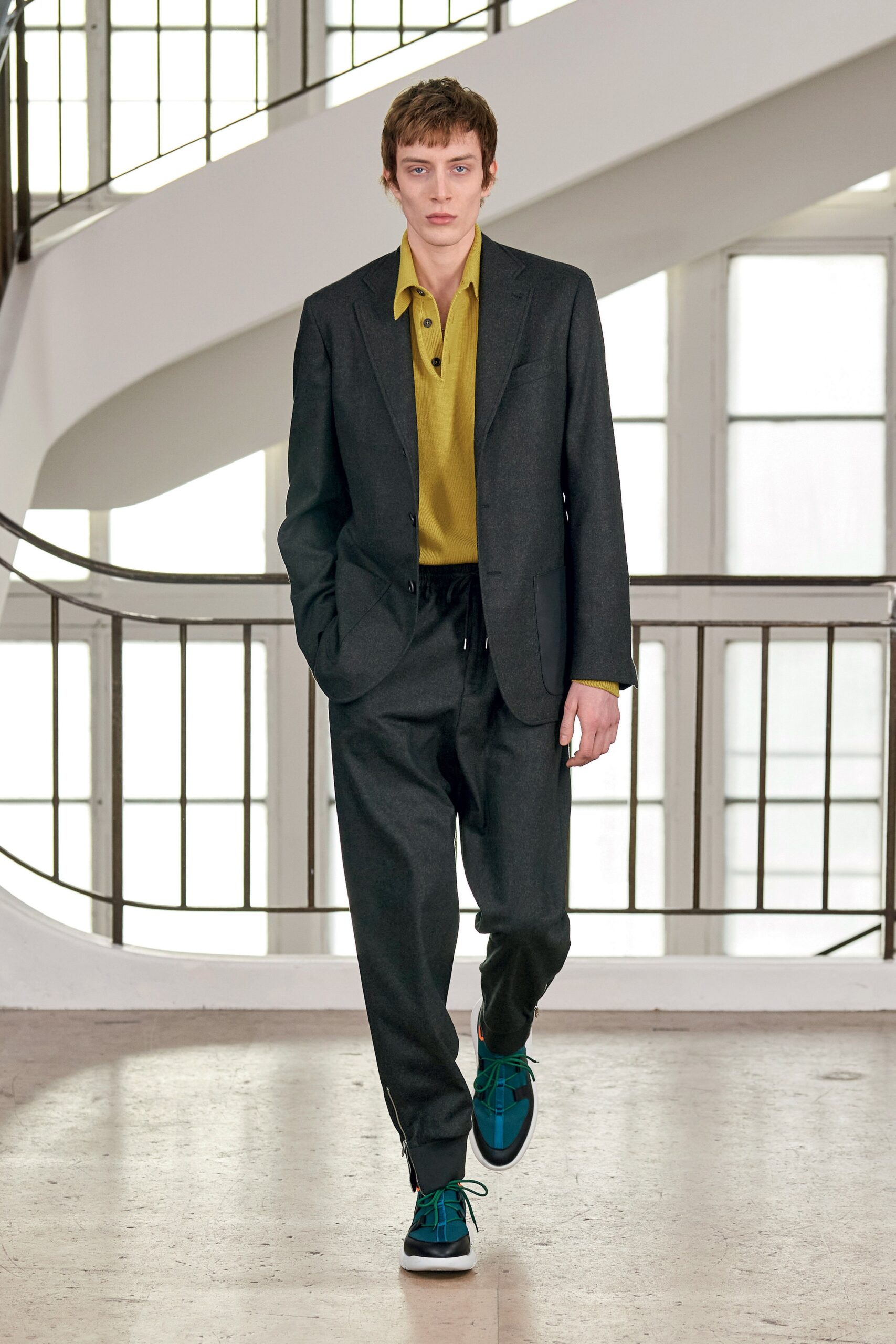Hermès F/W 21 Menswear Look 6