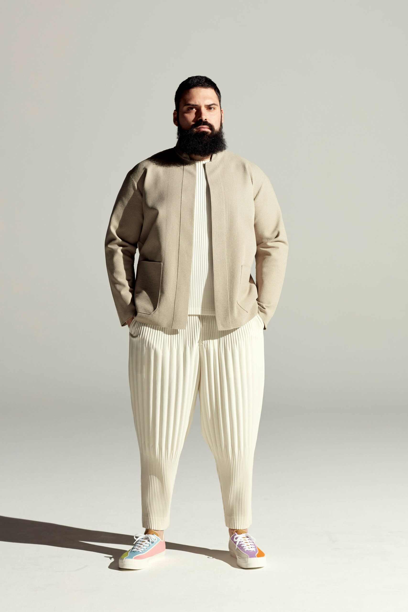 Homme Plissé Issey Miyake S/S 22 Menswear Look 8