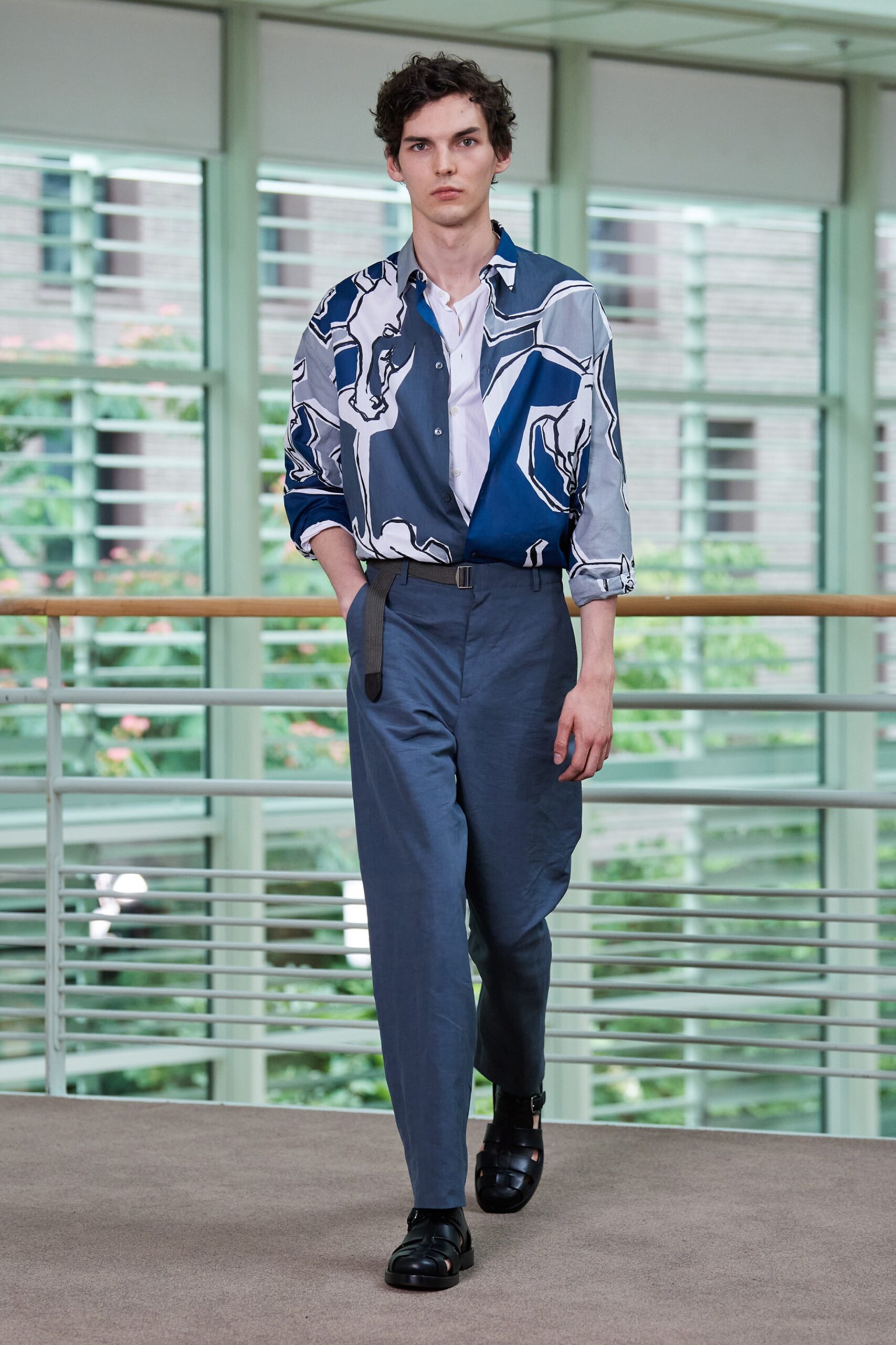 Hermès S/S 21 Menswear Look 11