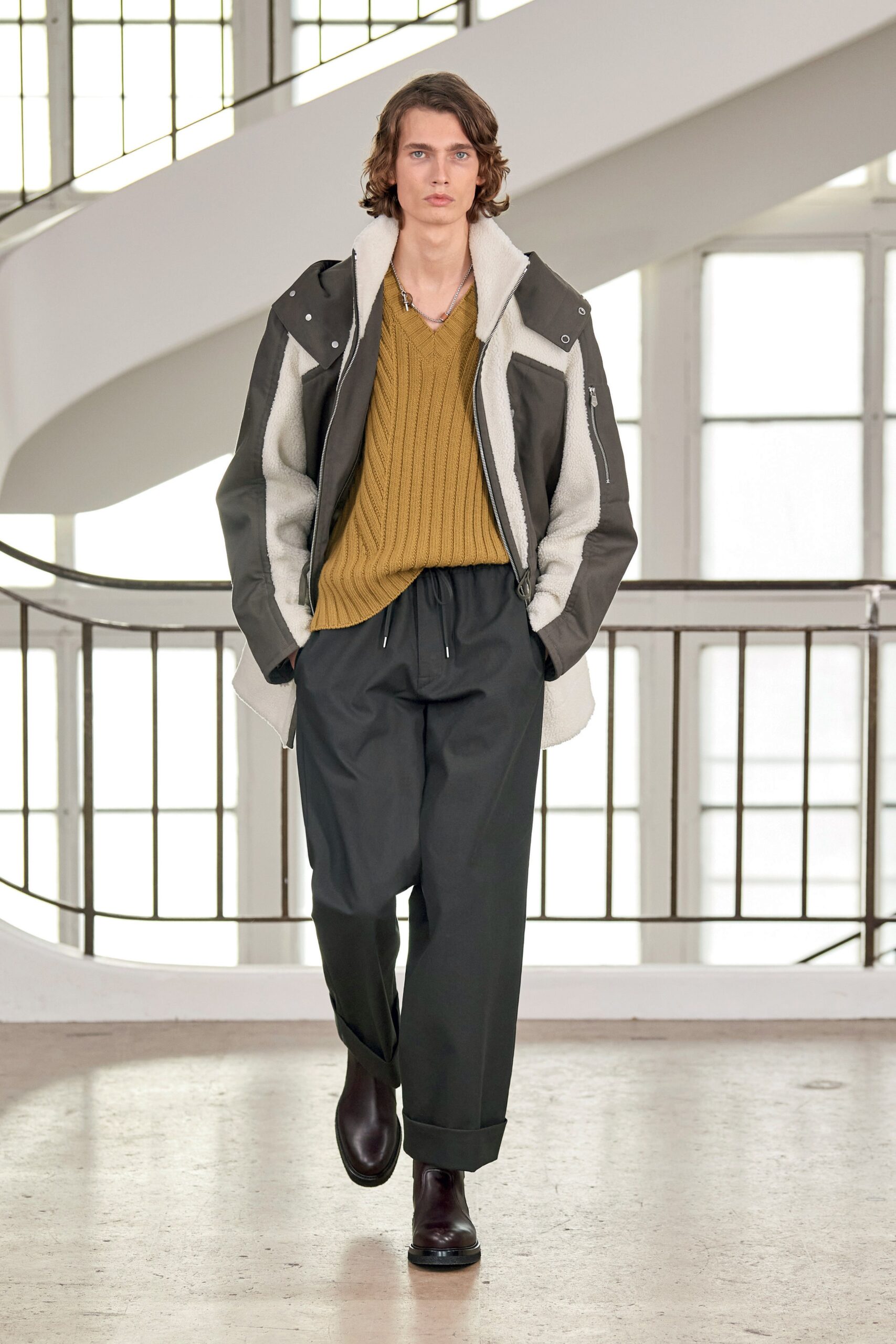 Hermès F/W 21 Menswear Look 12