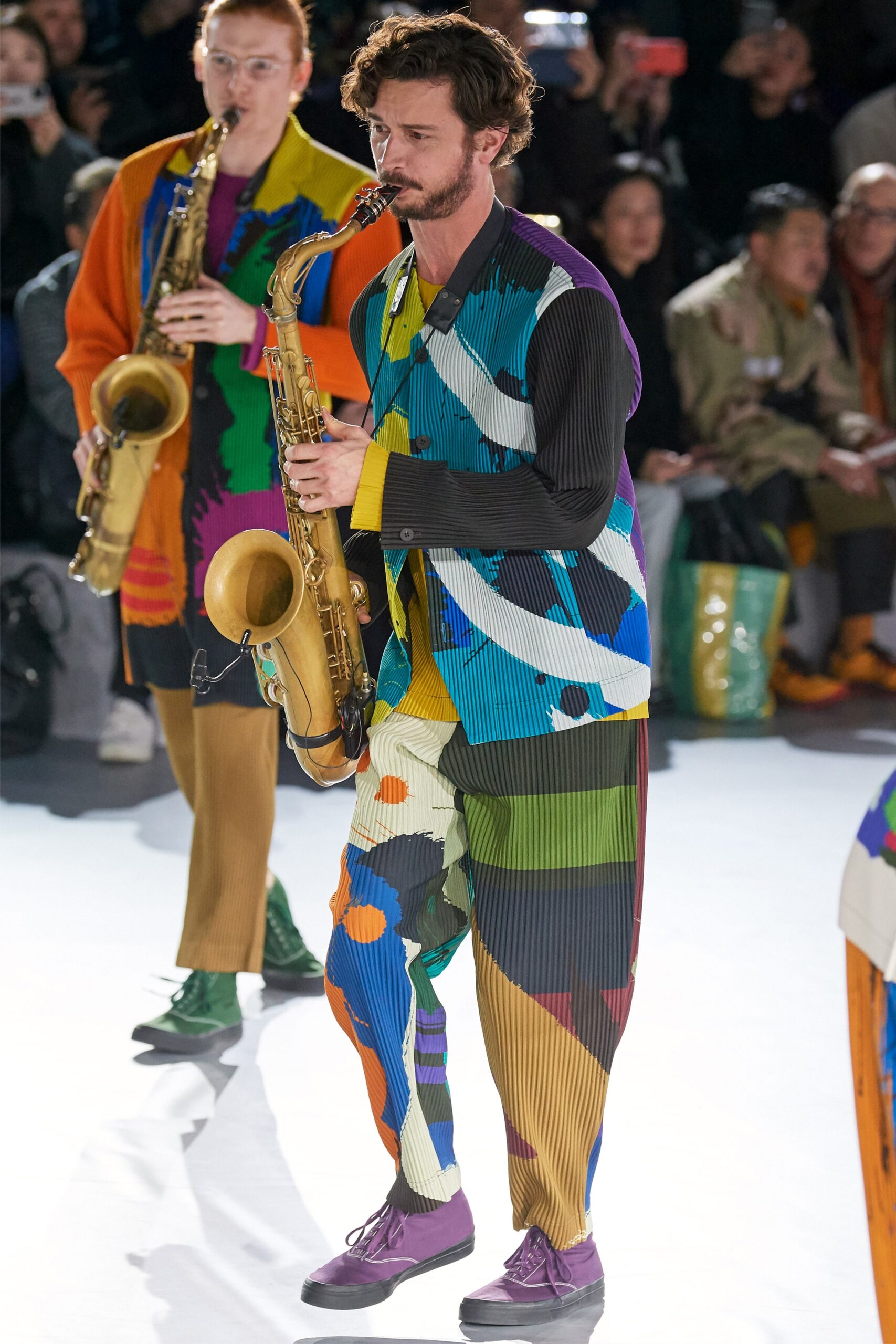 Homme Plissé Issey Miyake F/W 20 Menswear Look 12