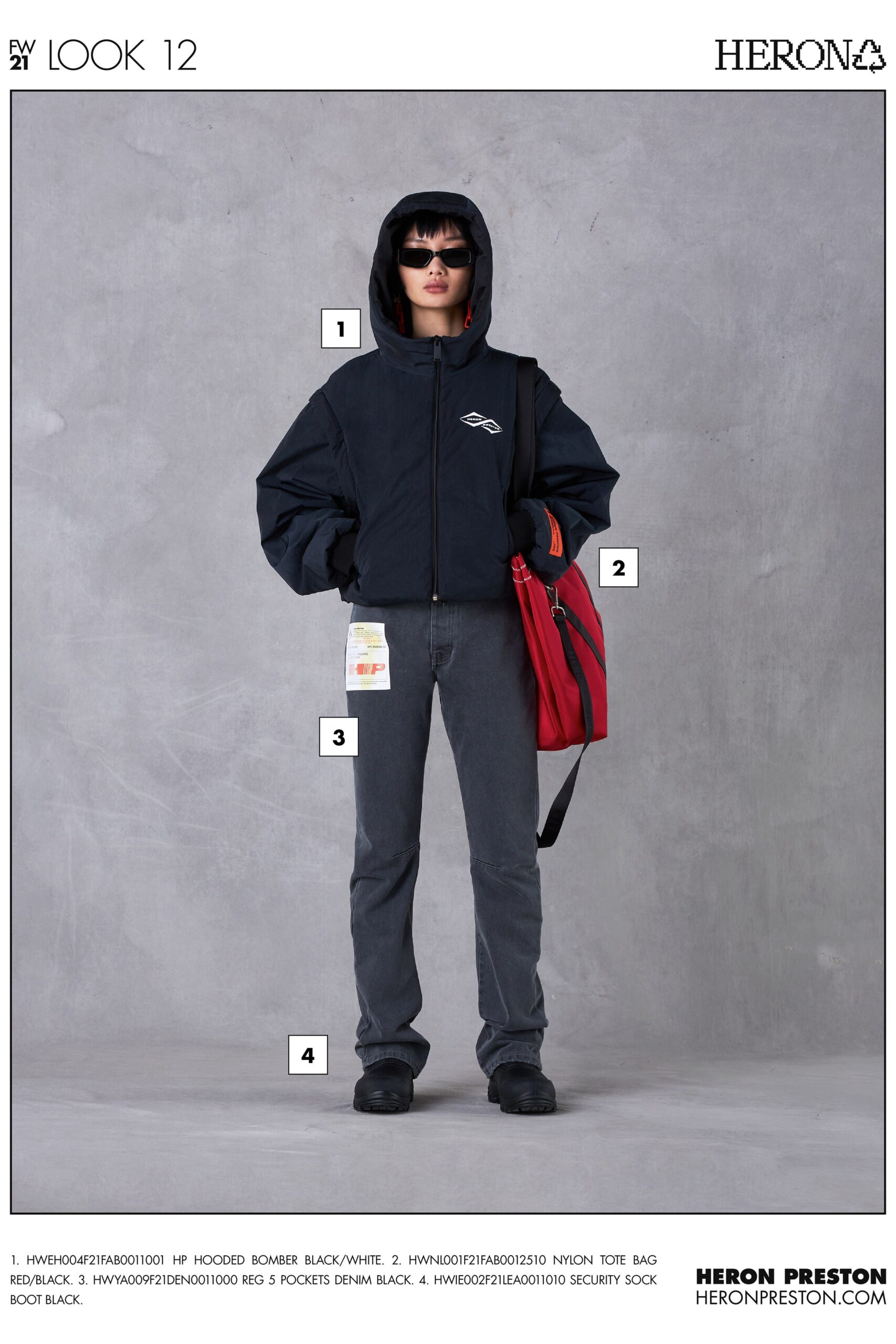 Heron Preston F/W 21 Menswear Look 12