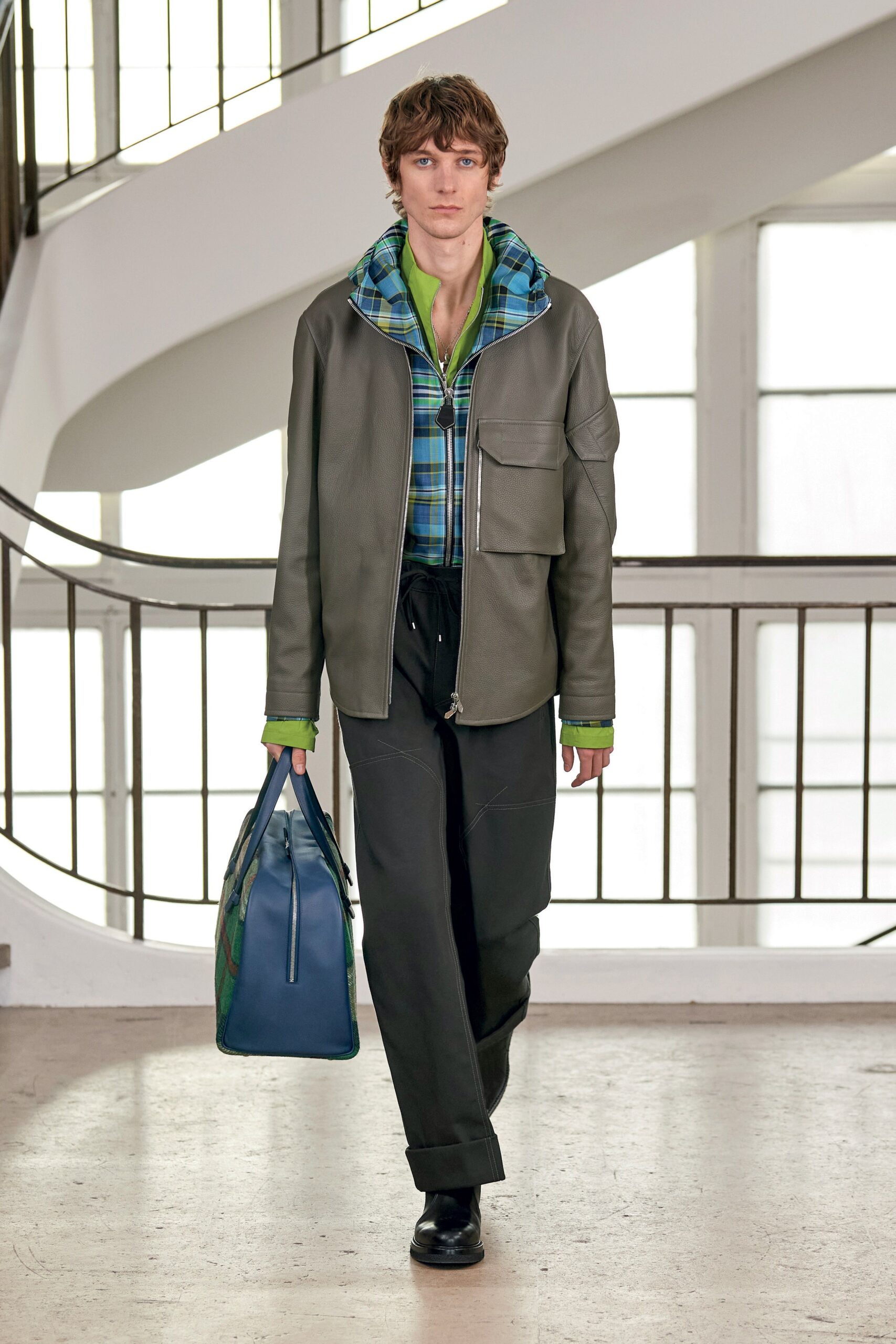 Hermès F/W 21 Menswear Look 17