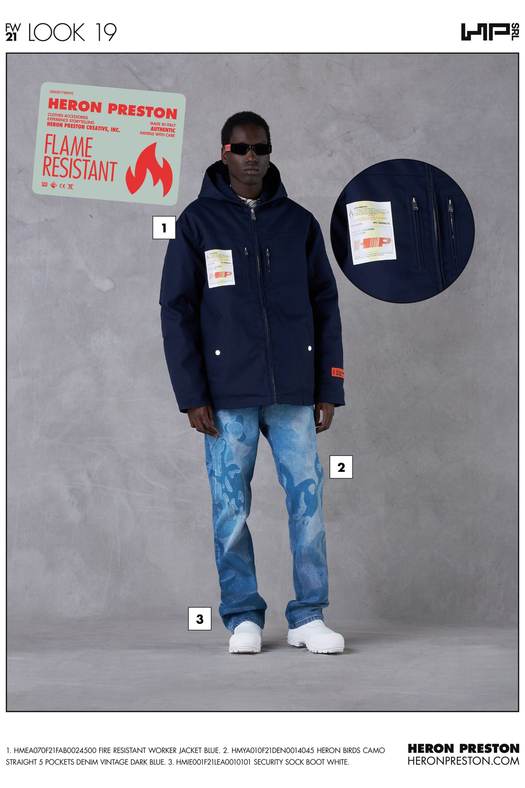Heron Preston F/W 21 Menswear Look 19