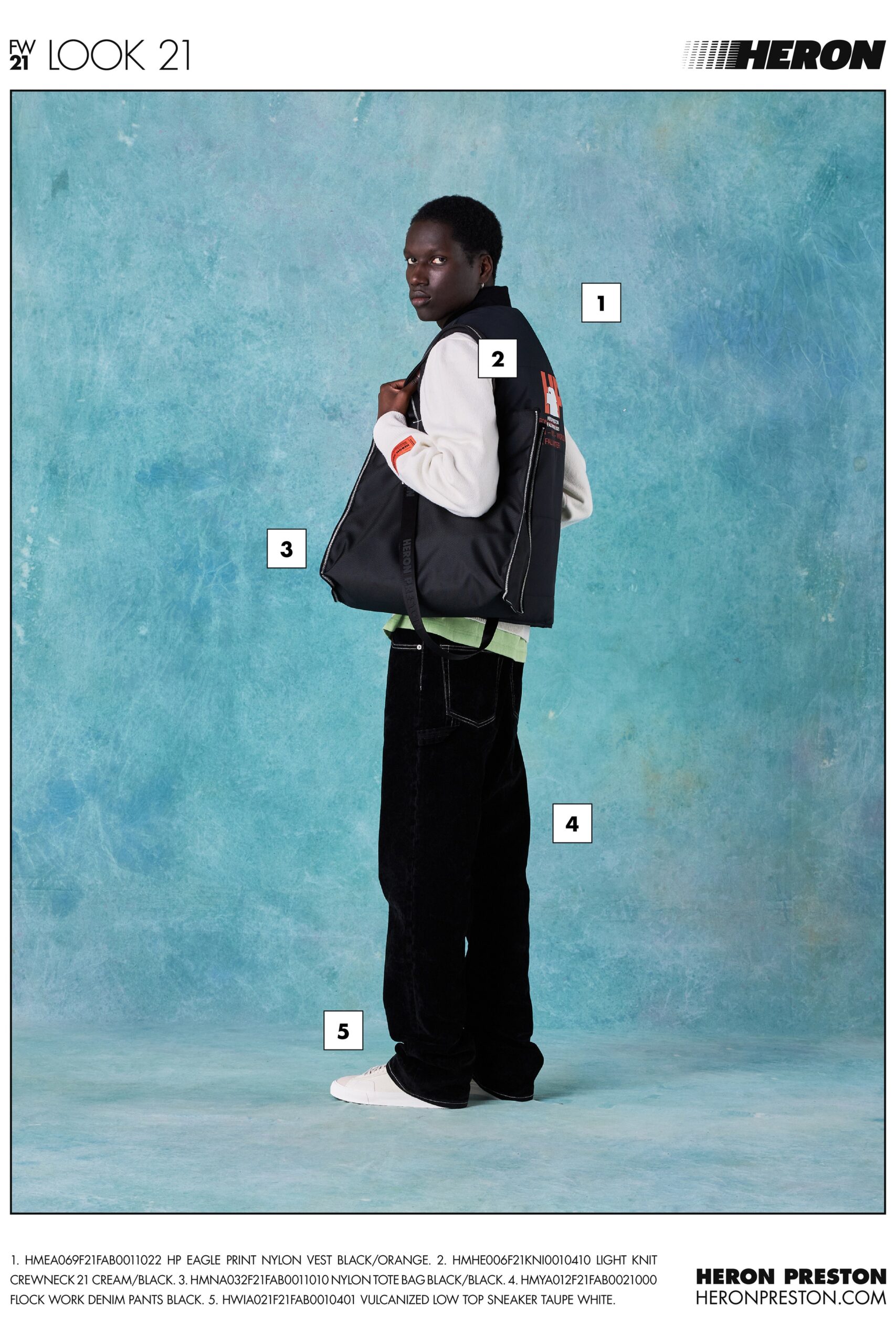 Heron Preston F/W 21 Menswear Look 21