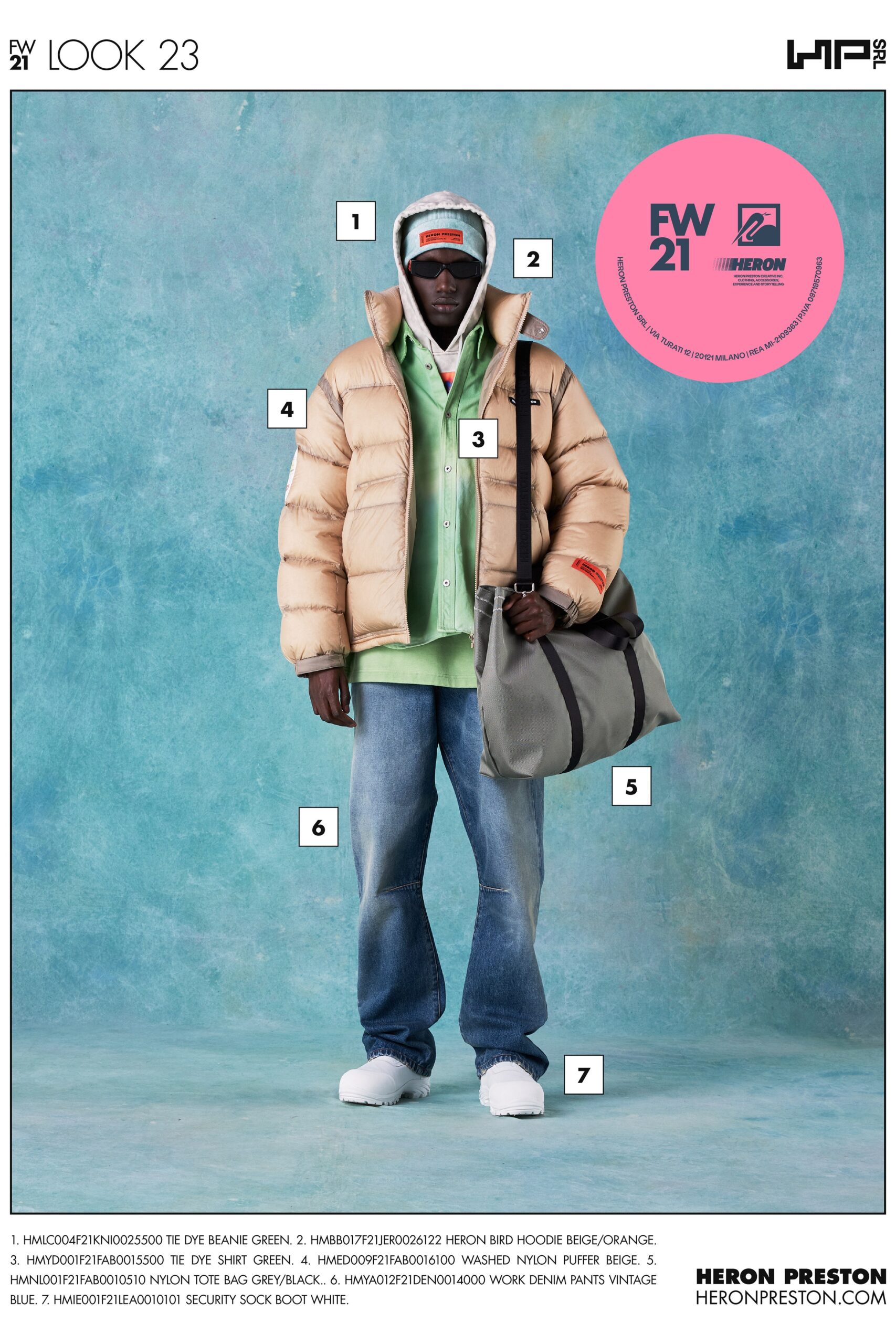 Heron Preston F/W 21 Menswear Look 23