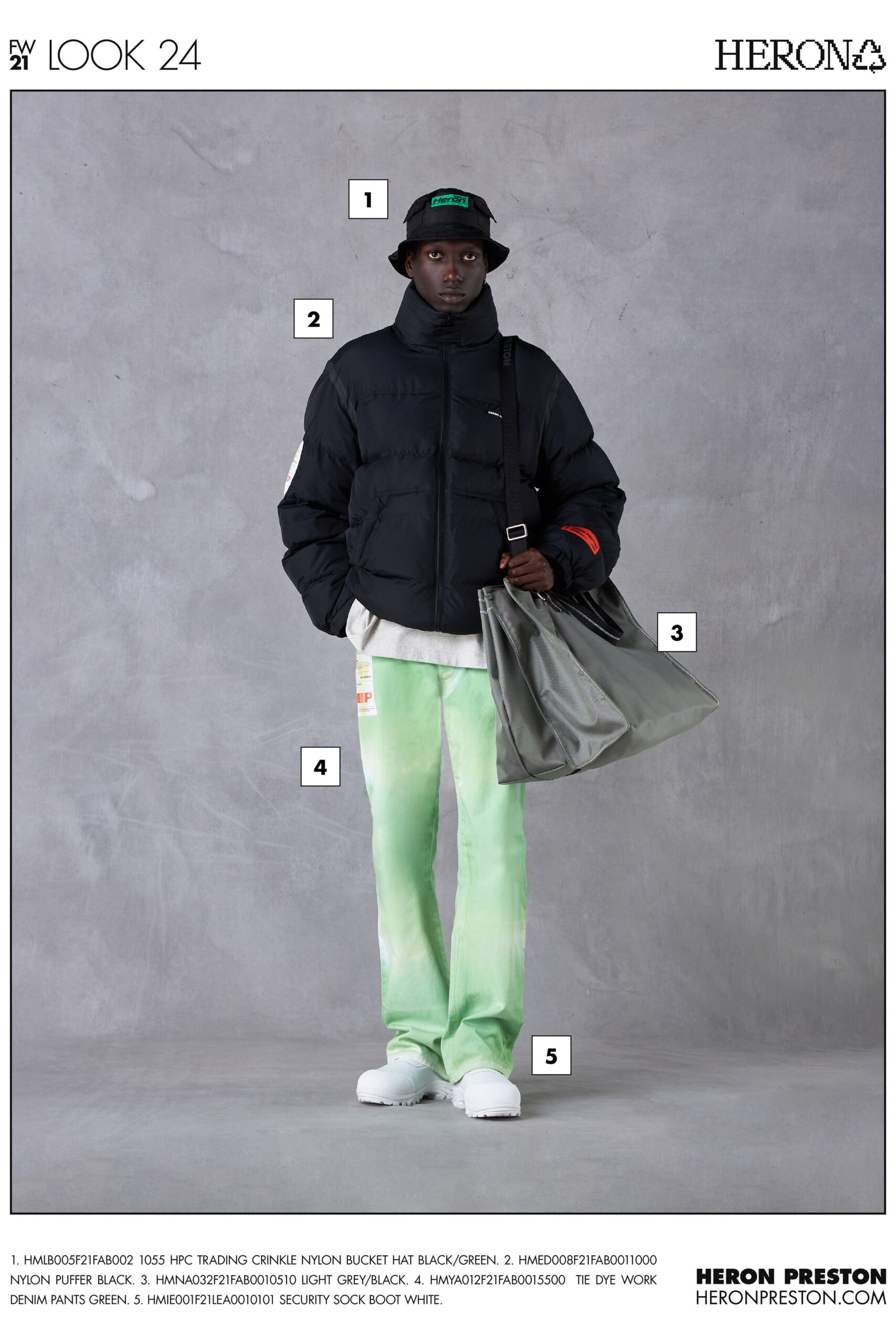 Heron Preston F/W 21 Menswear Look 24