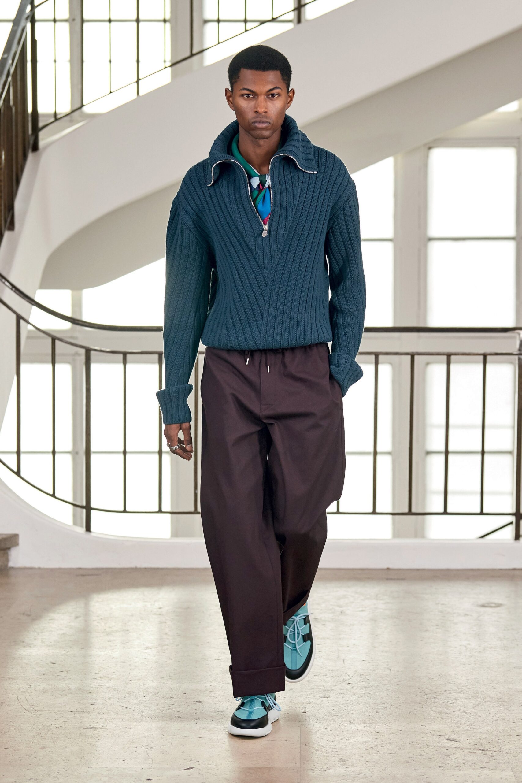 Hermès F/W 21 Menswear Look 28