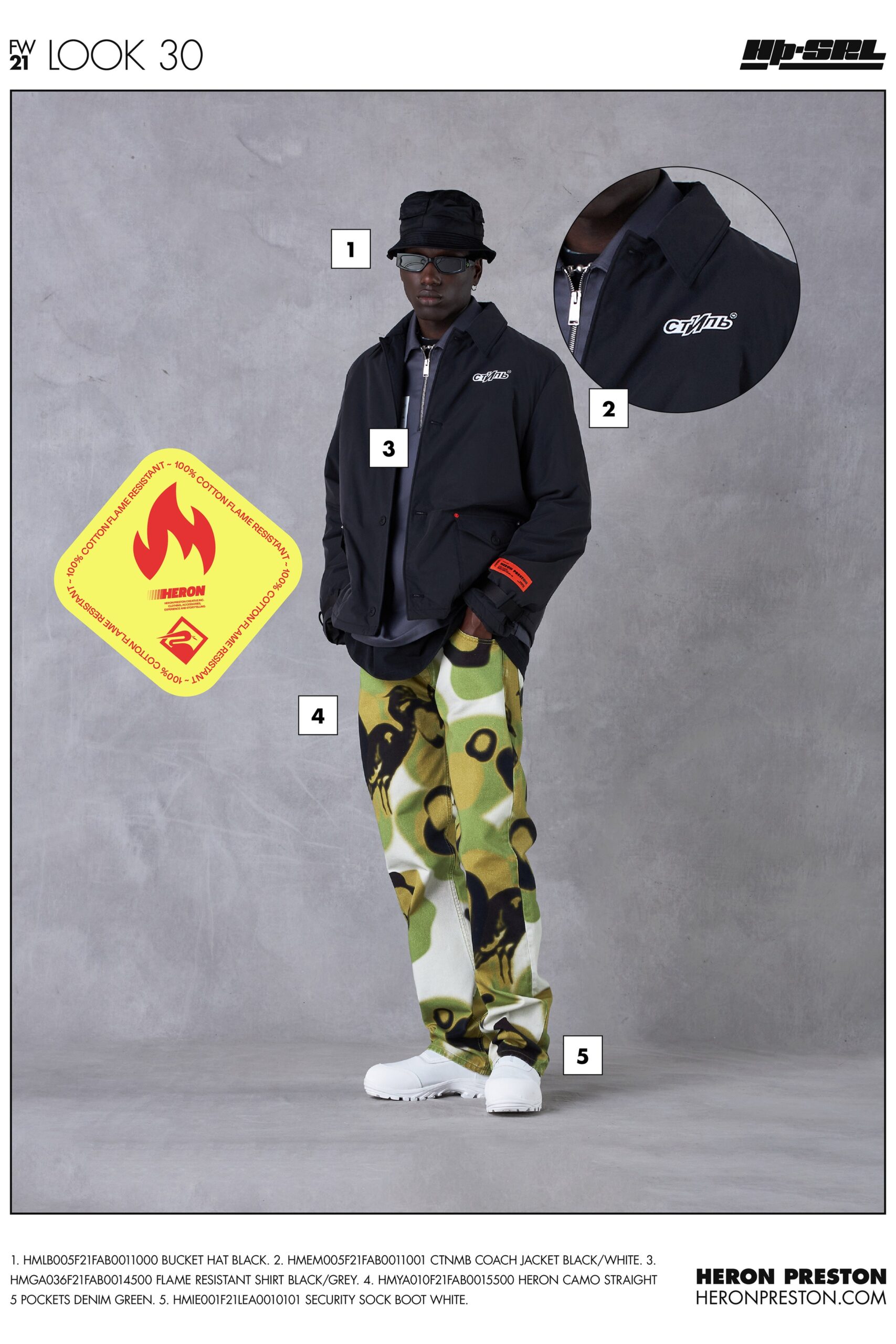 Heron Preston F/W 21 Menswear Look 30