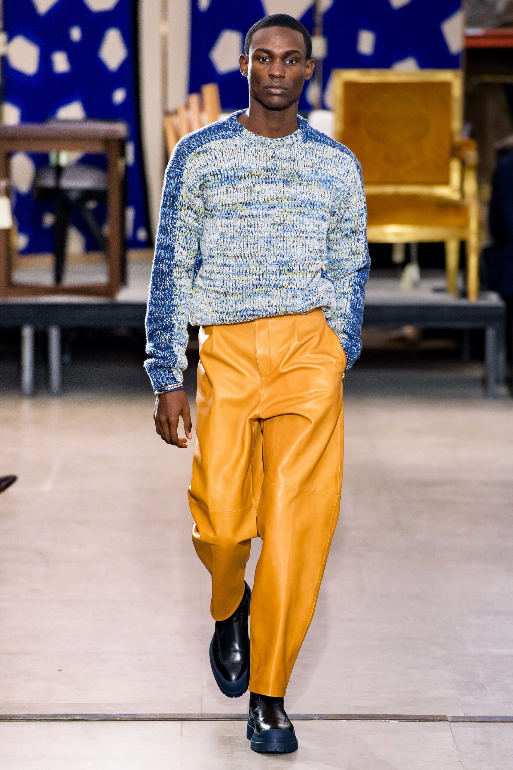 Hermès F/W 19 Menswear Look 1