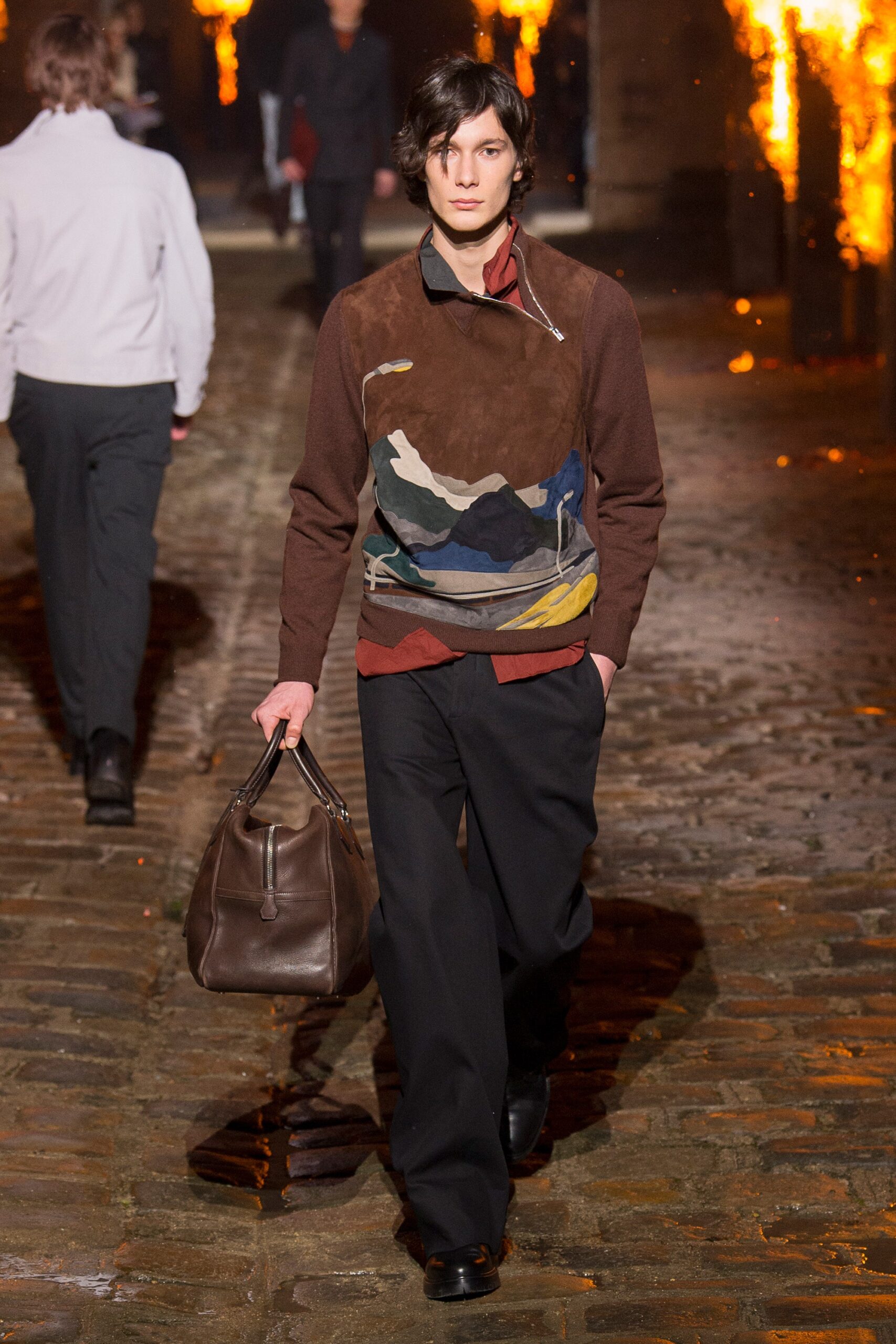 Hermès F/W 18 Menswear Look 2