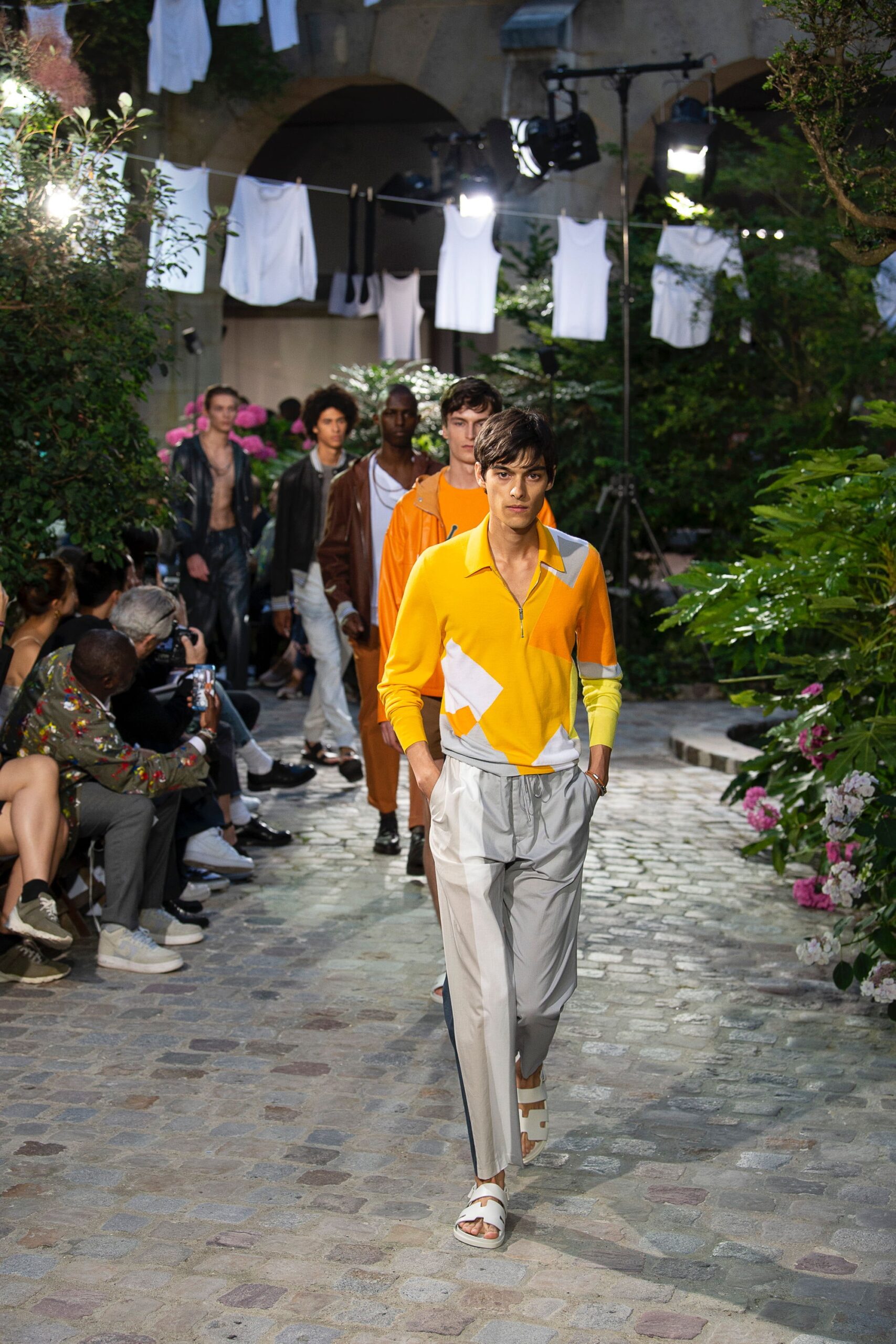 Hermès S/S 19 Menswear Look 46