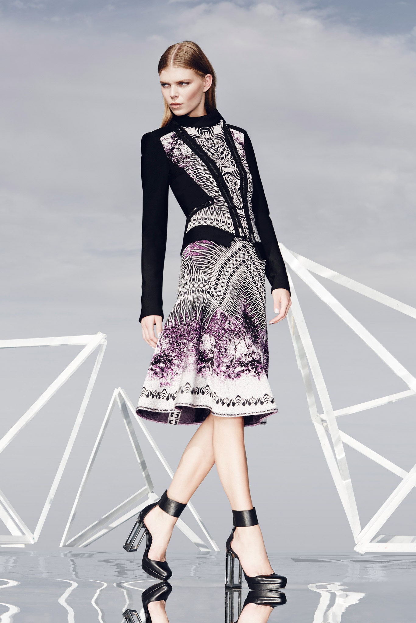 Hervé Léger by Max Azria F/W 14 Look 6
