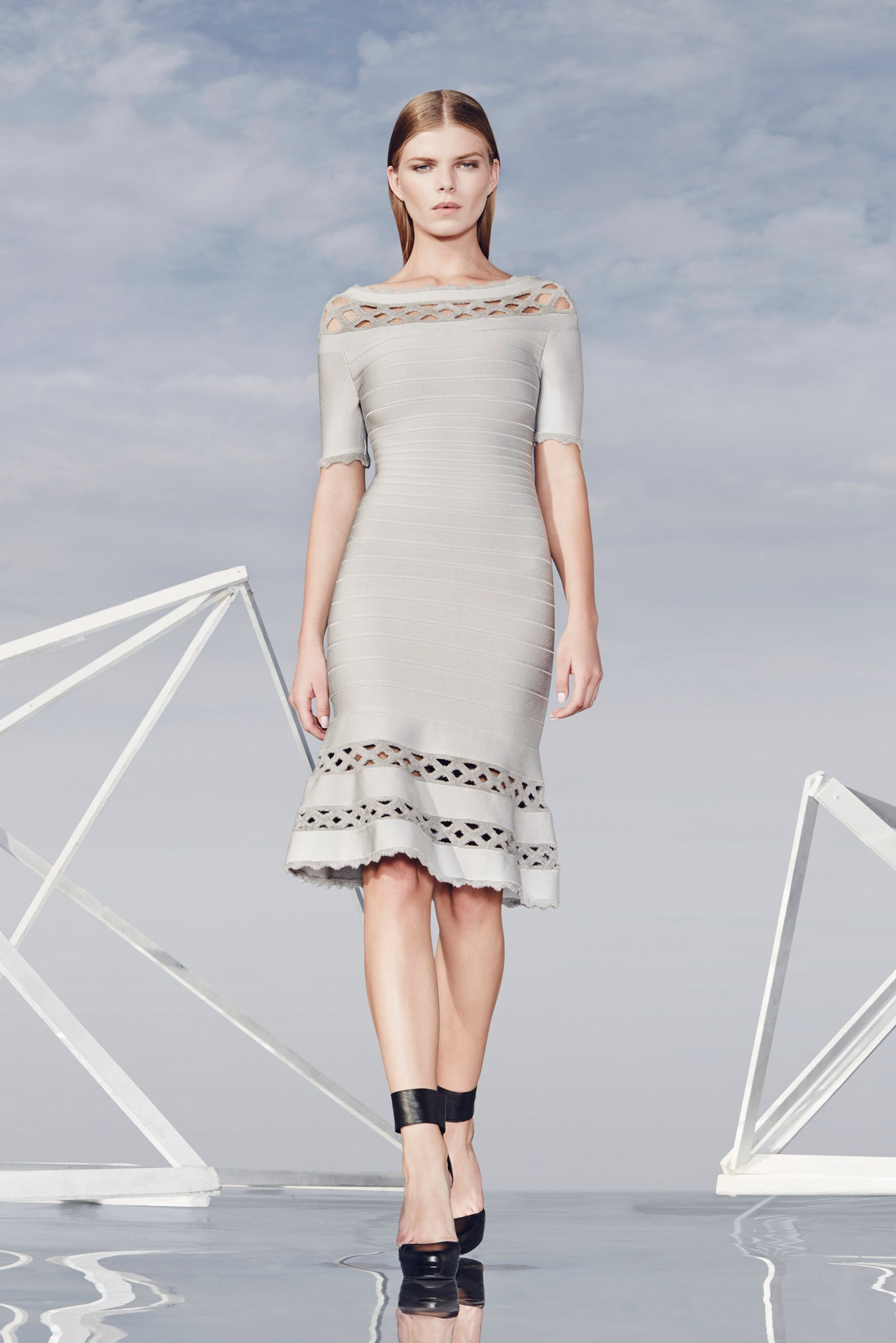 Hervé Léger by Max Azria F/W 14 Look 25