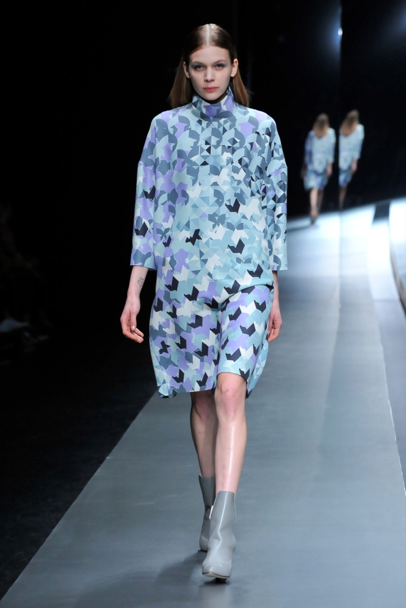 Hanae Mori Manuscrit Tokyo F/W 15 Look 25