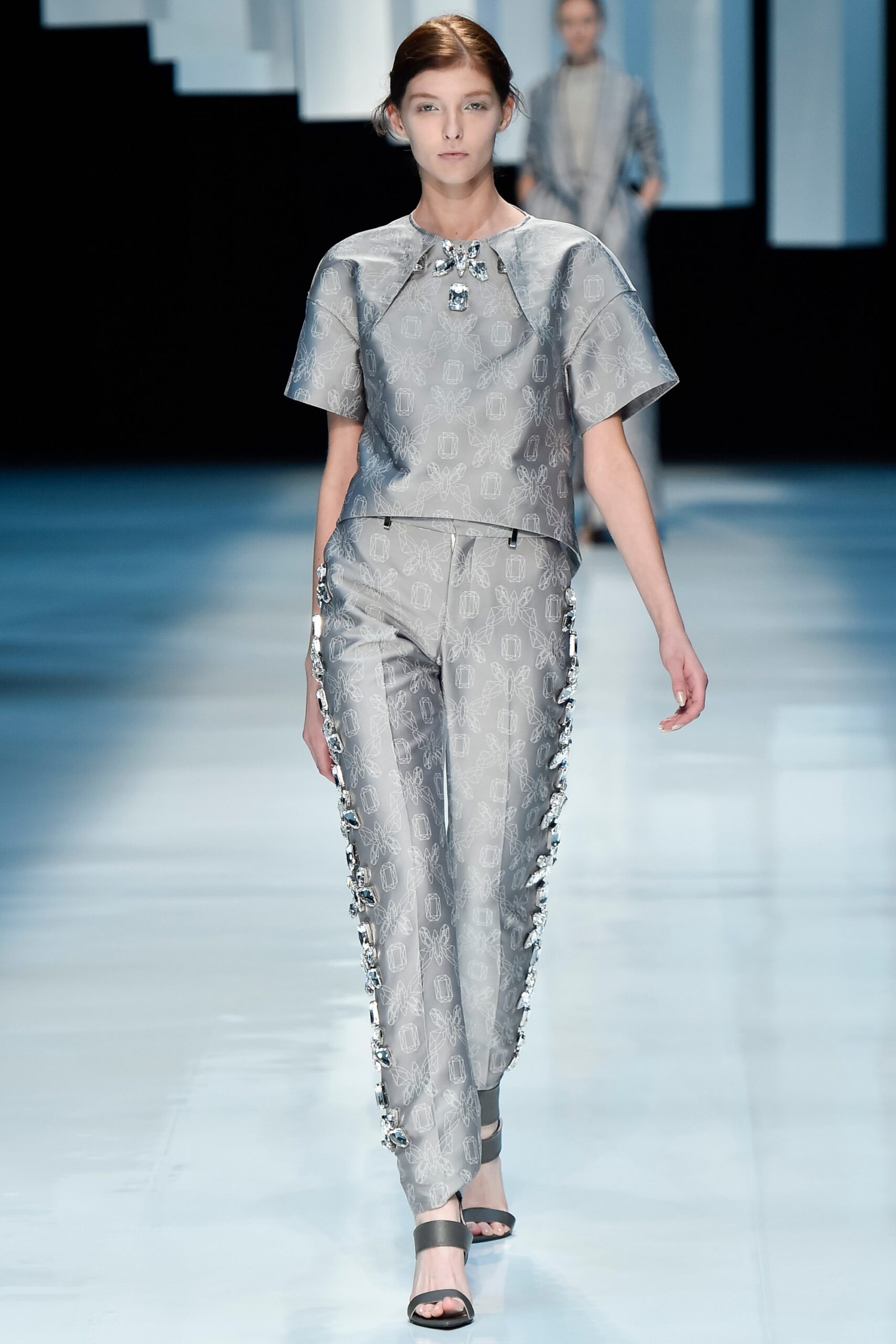 Hanae Mori Manuscrit Tokyo S/S 16 Look 34