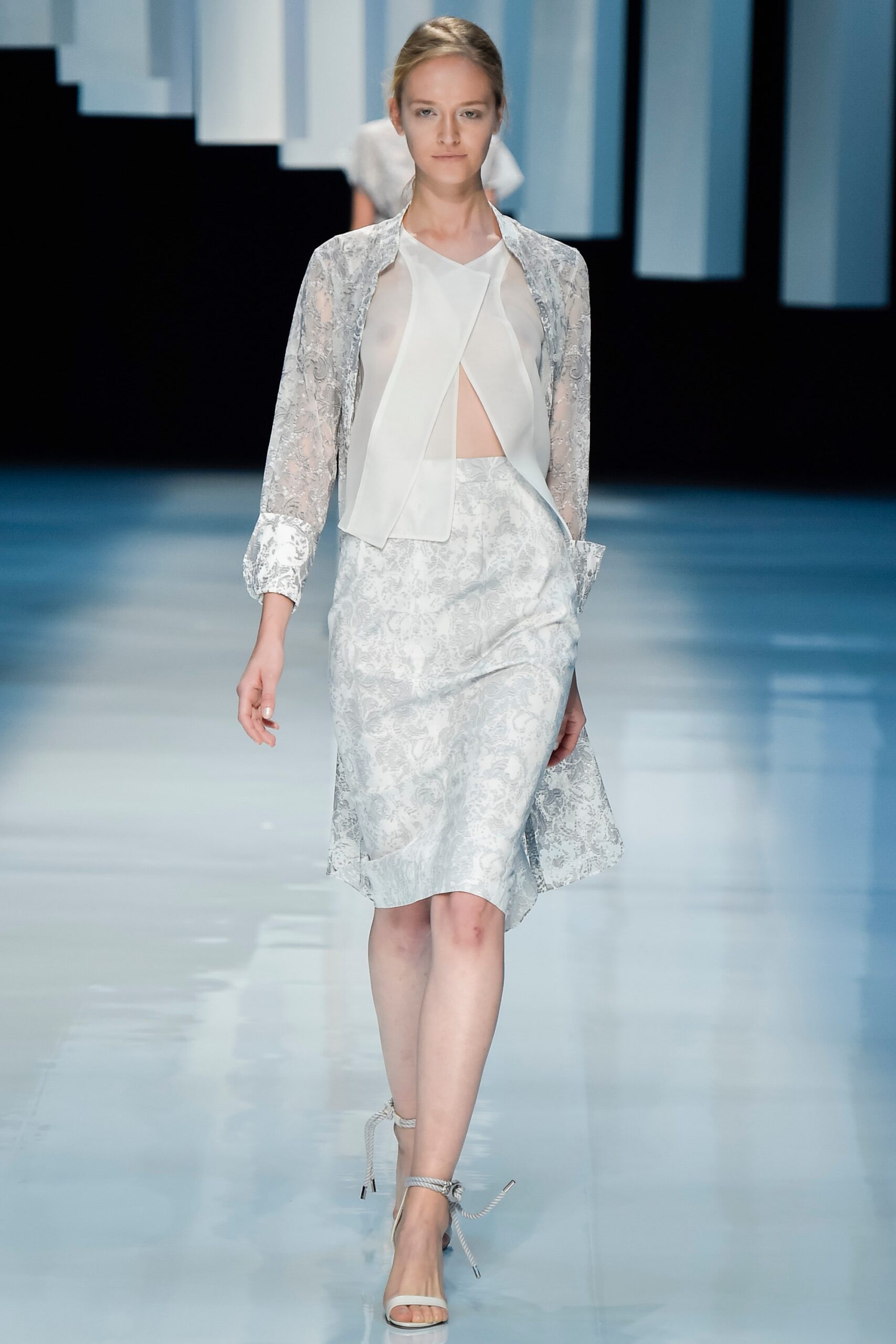Hanae Mori Manuscrit Tokyo S/S 16 Look 52