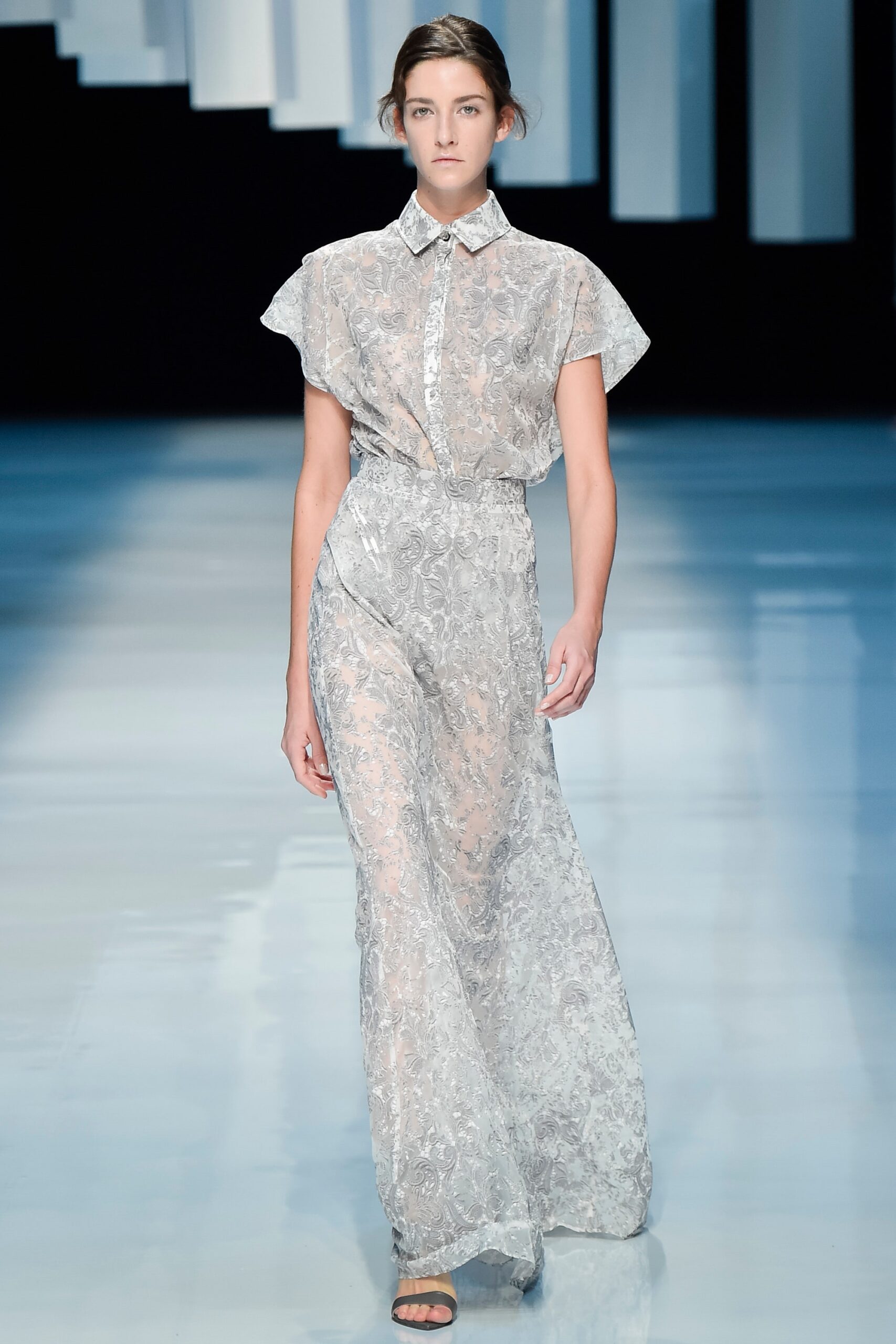 Hanae Mori Manuscrit Tokyo S/S 16 Look 53