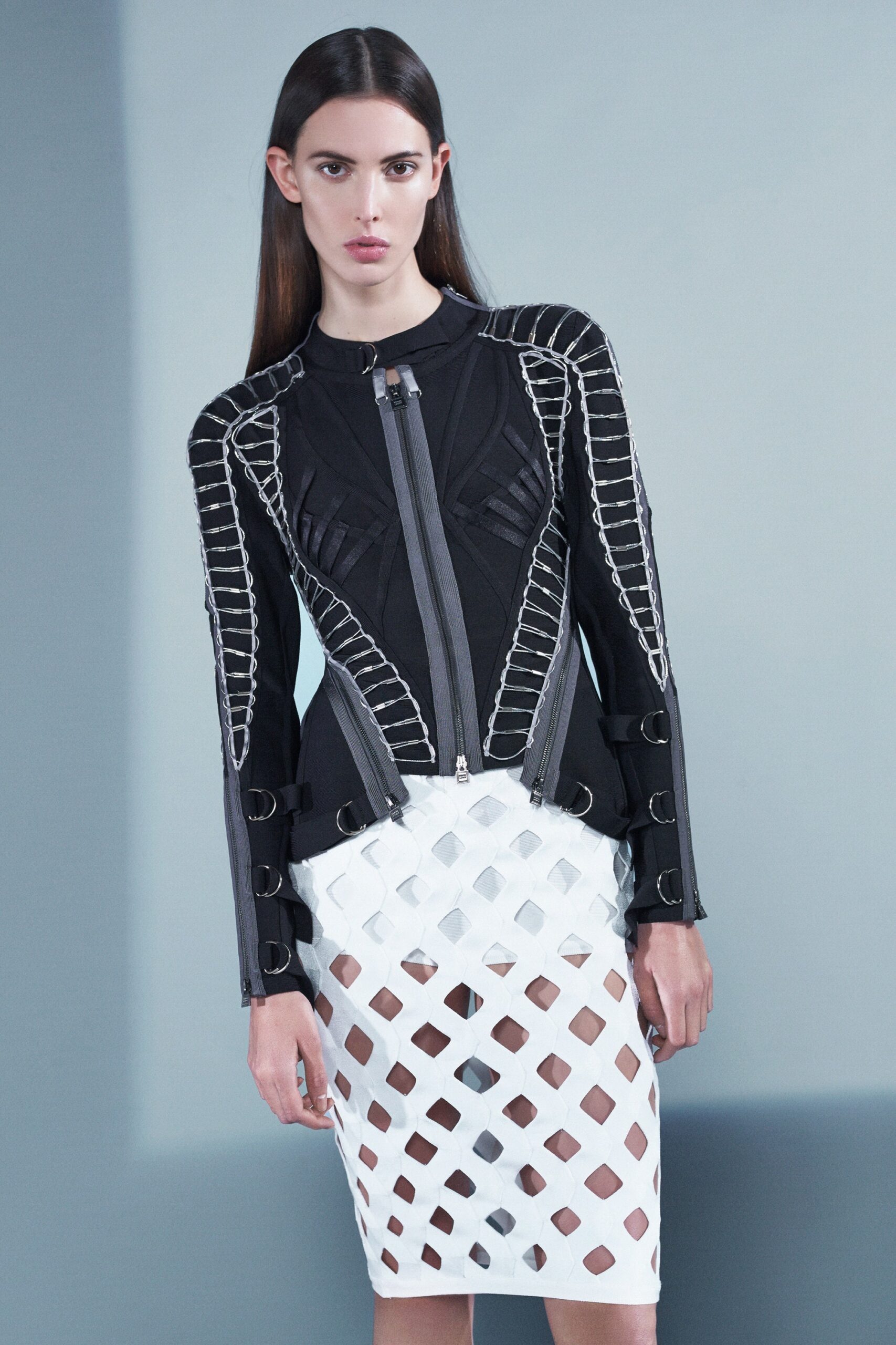 Hervé Léger by Max Azria F/W 16 Look 18