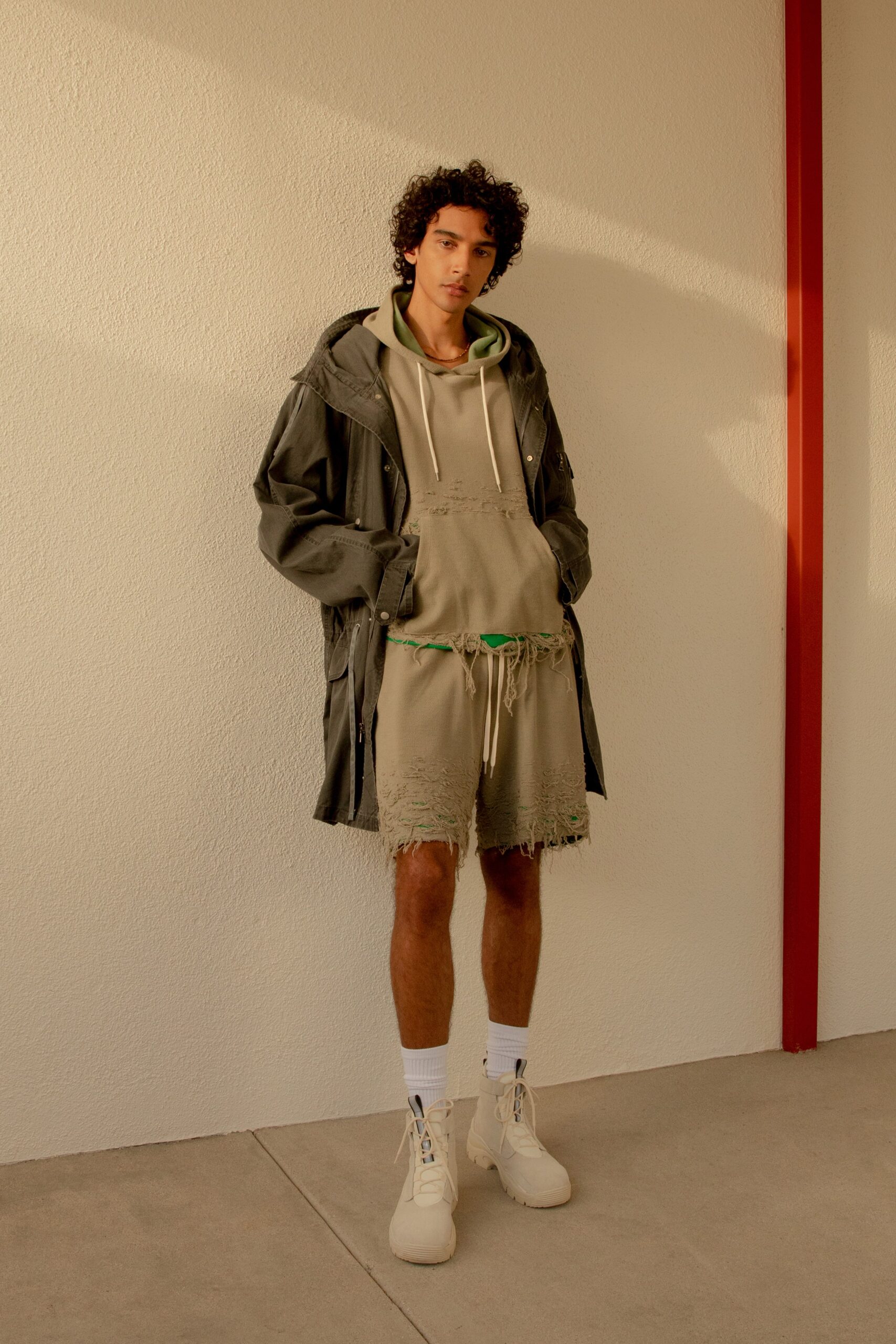 John Elliott S/S 22 Menswear Look 13