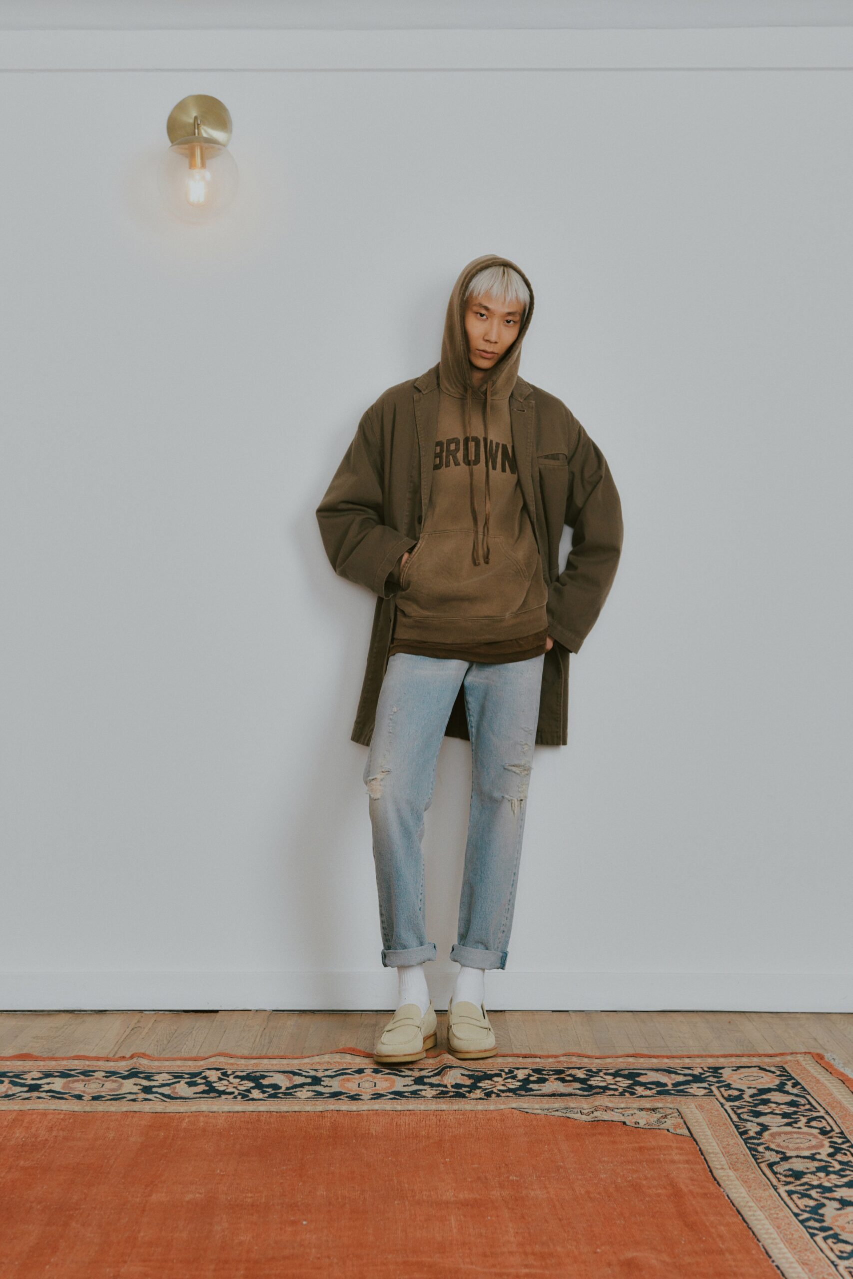 John Elliott S/S 24 Menswear Look 21