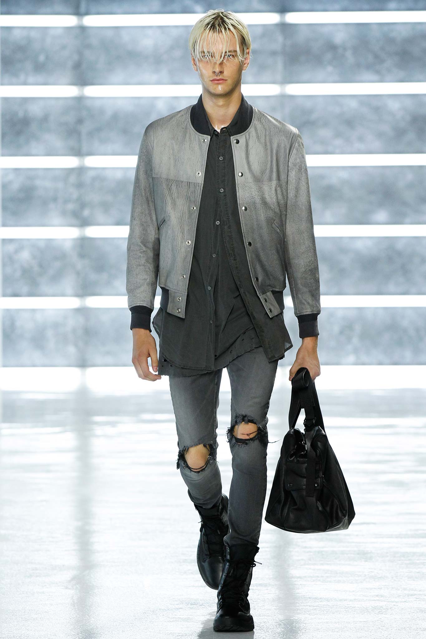 John Elliott S/S 16 Menswear Look 4