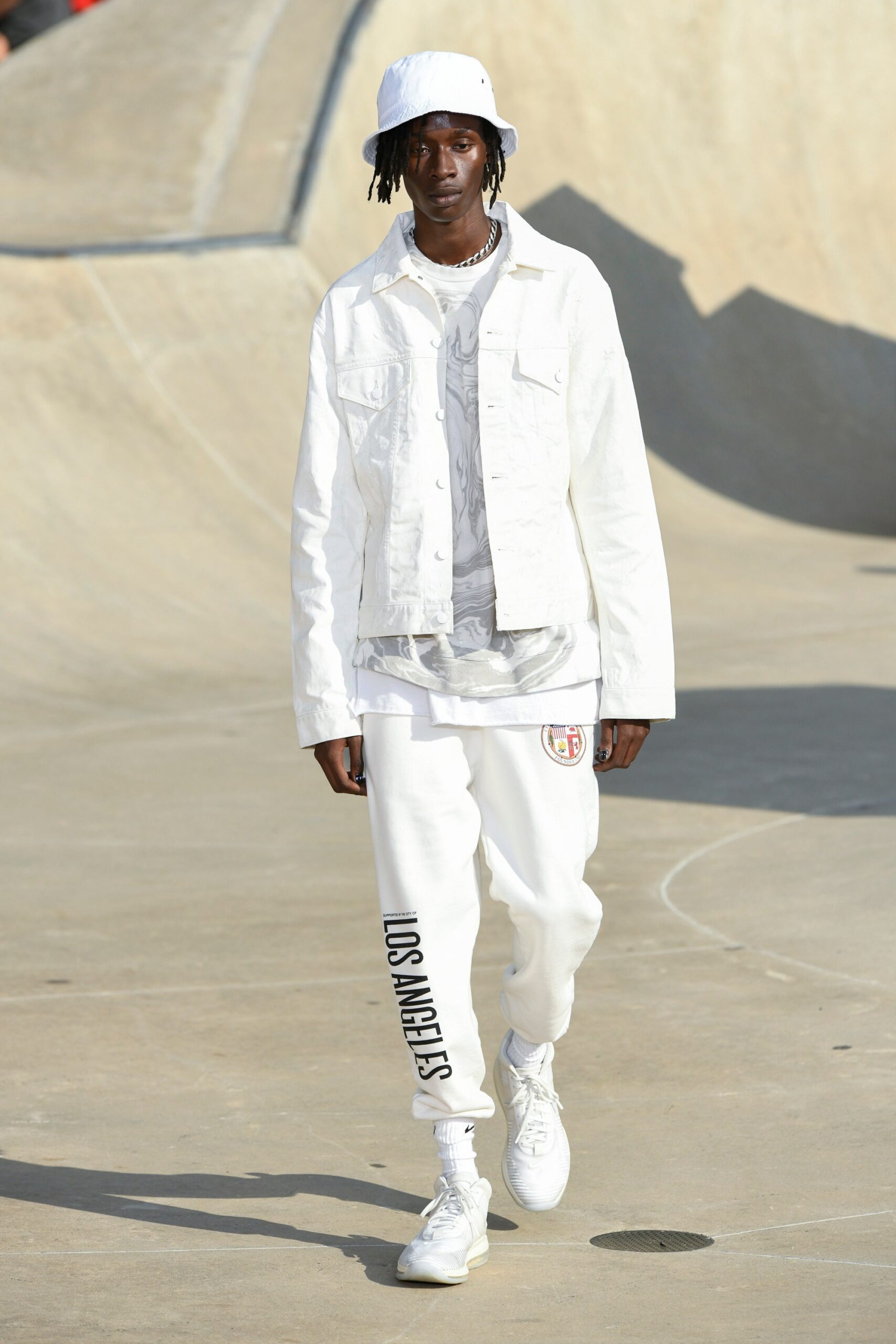 John Elliott S/S 19 Menswear Look 1