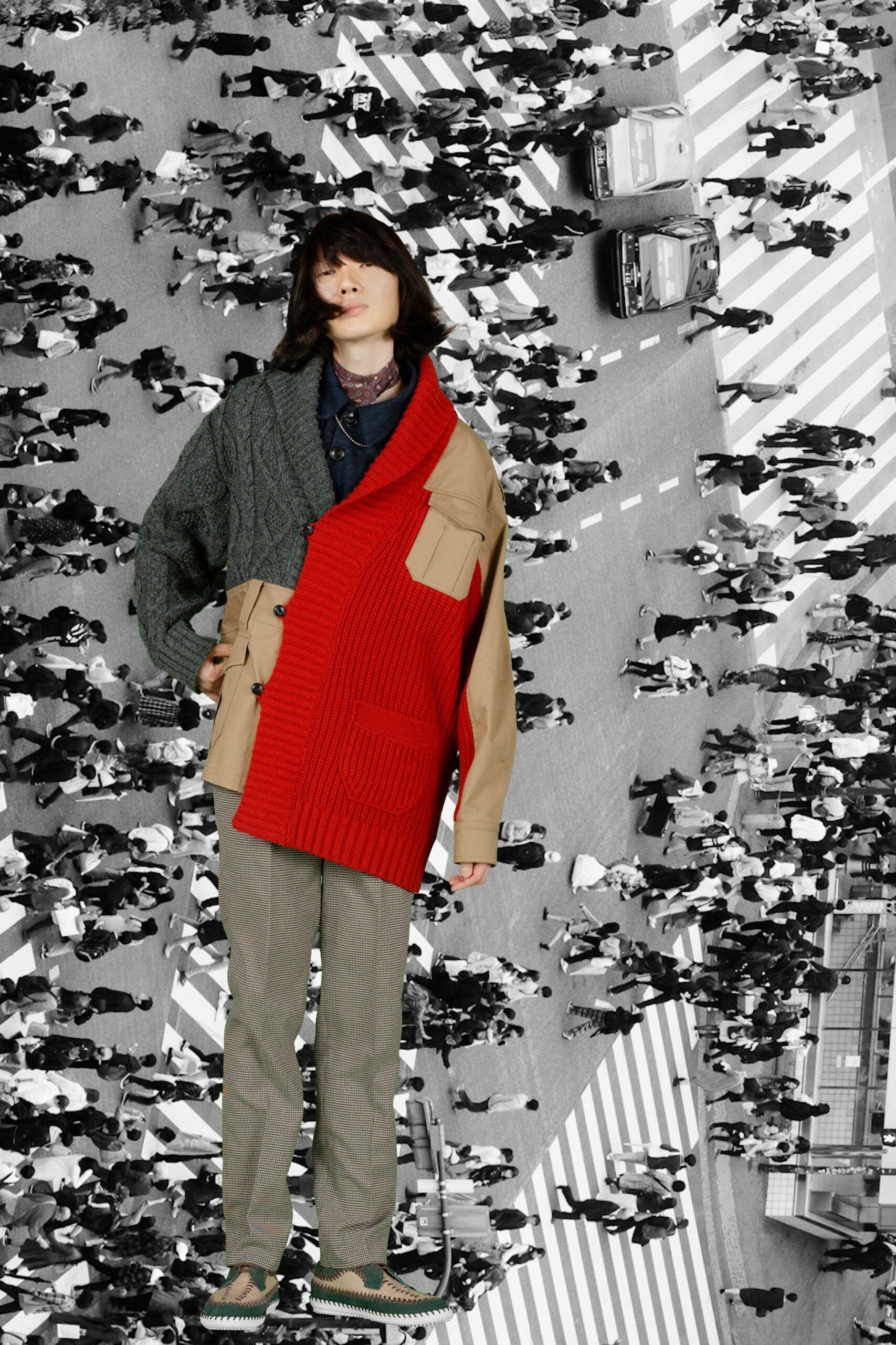 Kolor F/W 20 Menswear Look 1