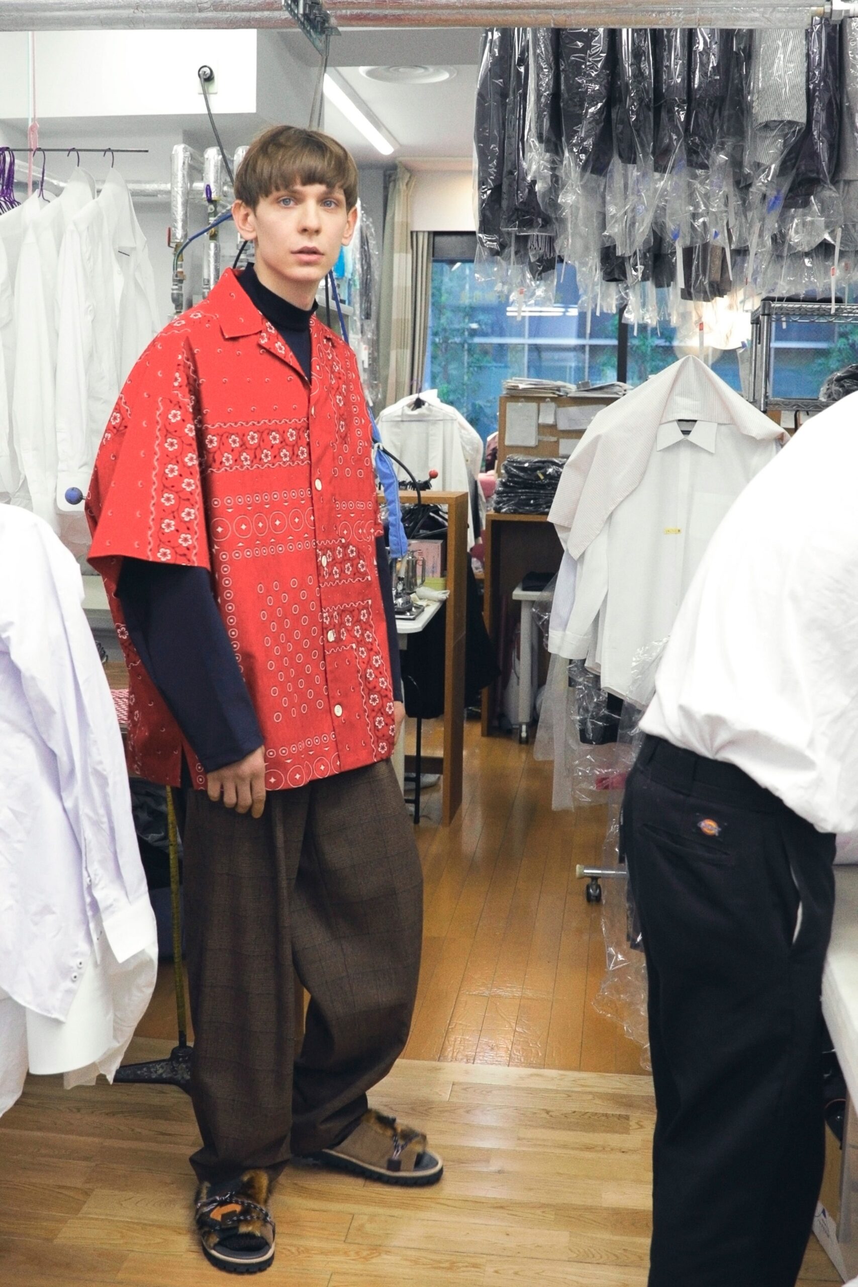 Kolor F/W 19 Menswear Look 1