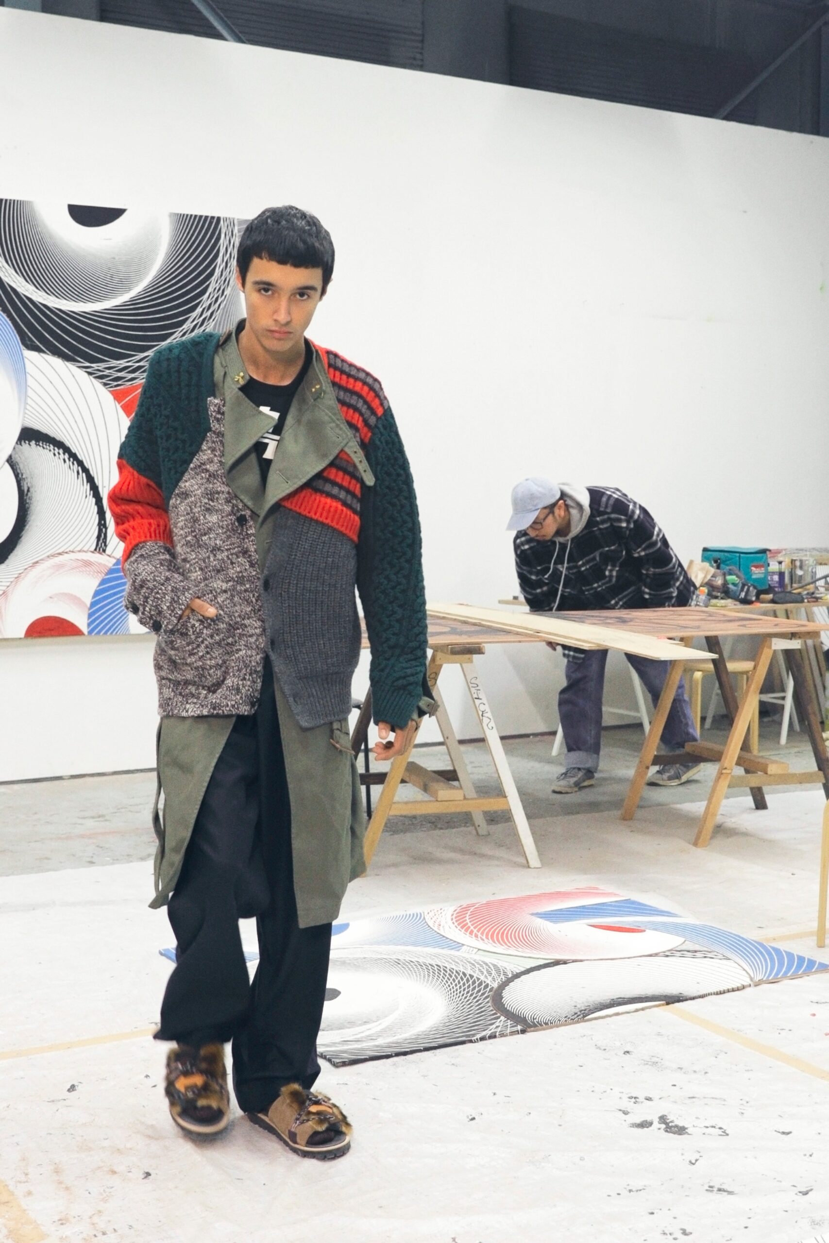 Kolor F/W 19 Menswear Look 3
