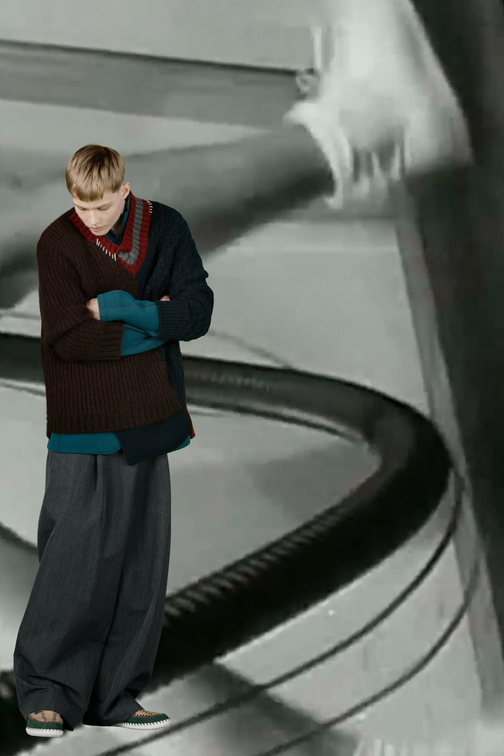 Kolor F/W 20 Menswear Look 4