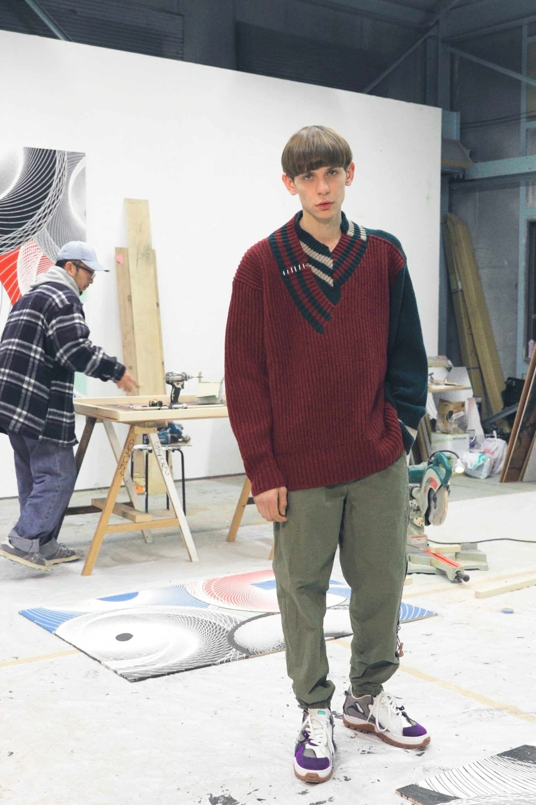 Kolor F/W 19 Menswear Look 5