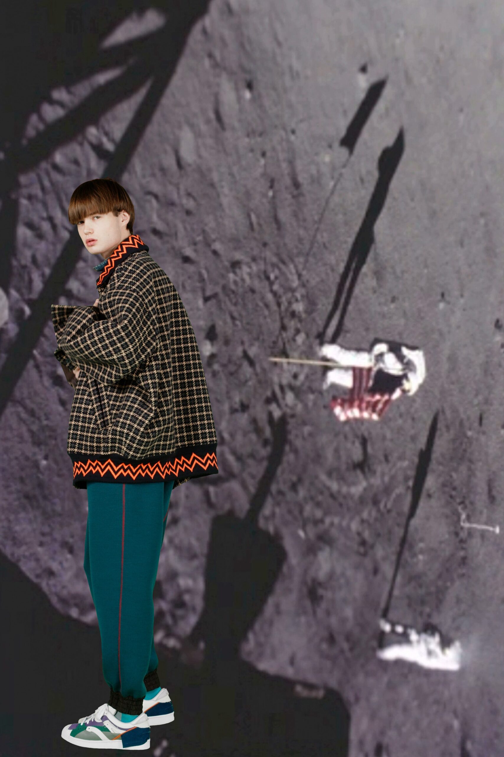 Kolor F/W 20 Menswear Look 7