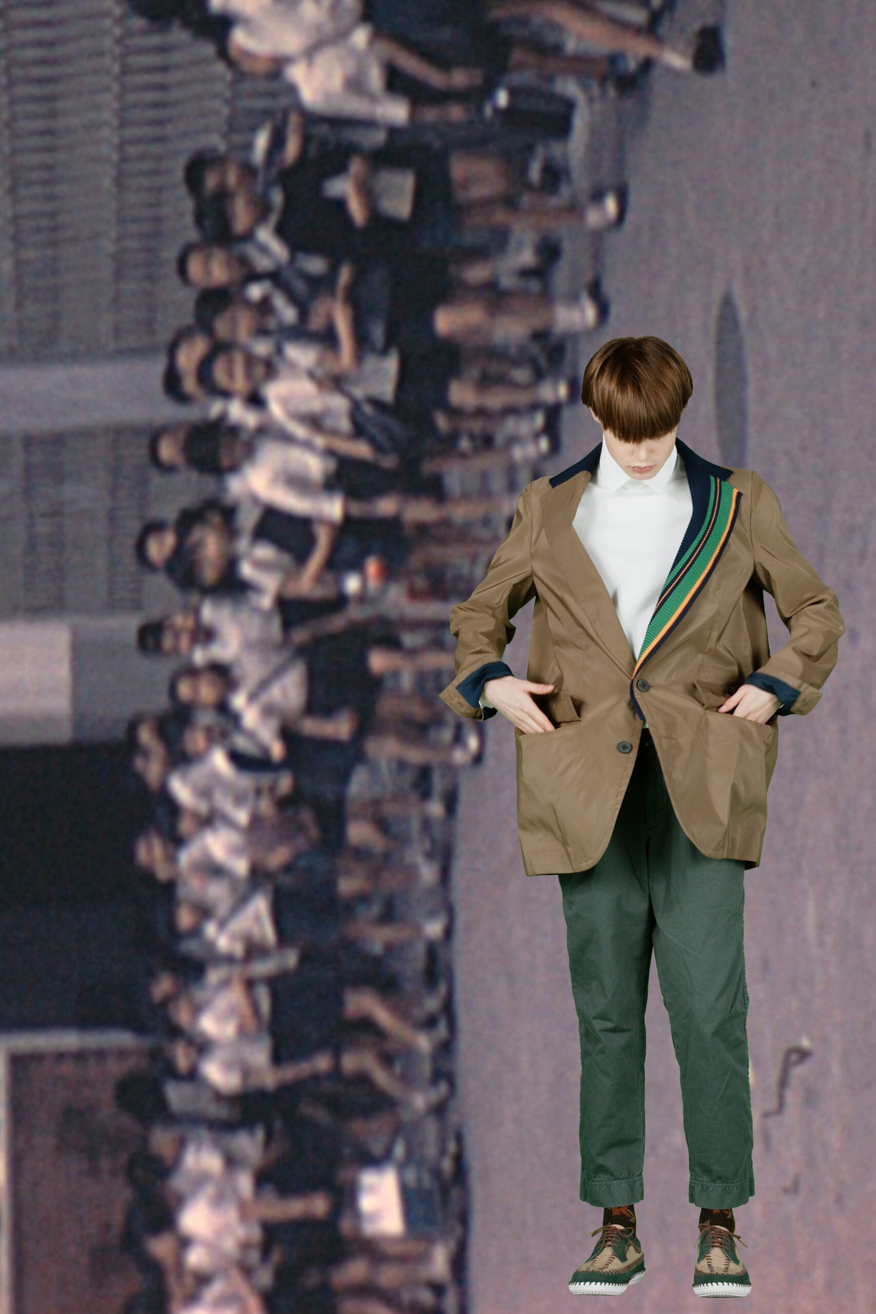 Kolor F/W 20 Menswear Look 11