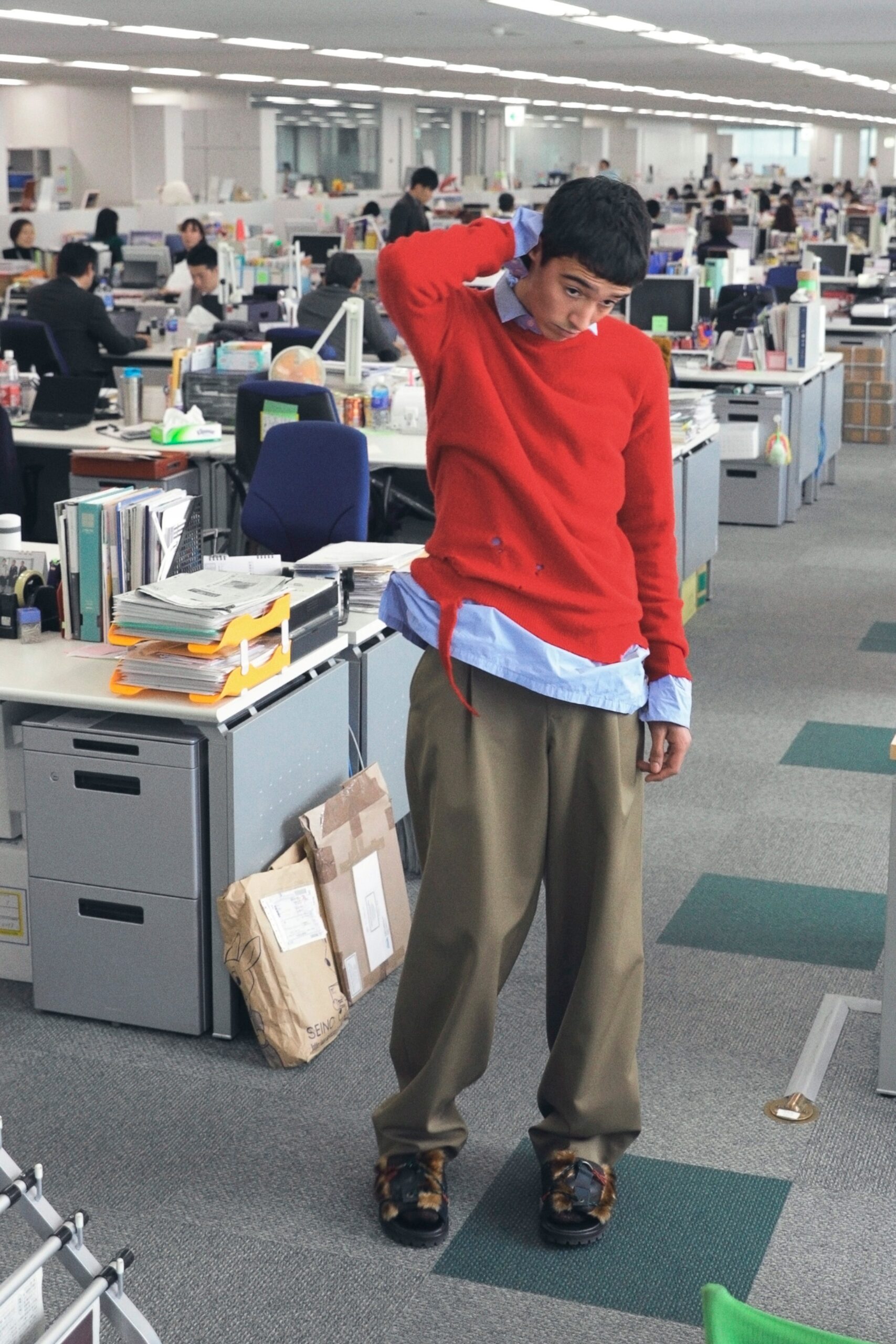 Kolor F/W 19 Menswear Look 21