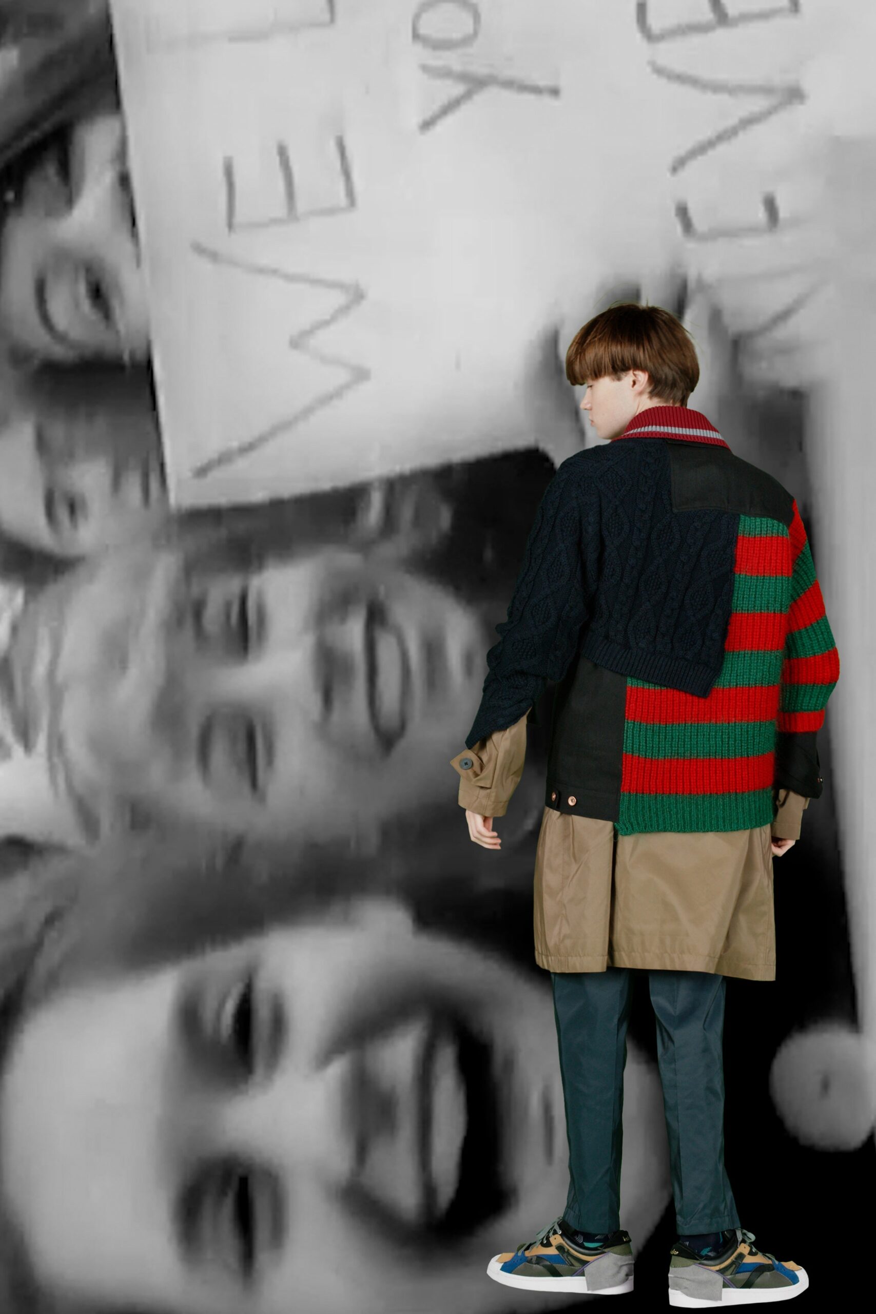 Kolor F/W 20 Menswear Look 22
